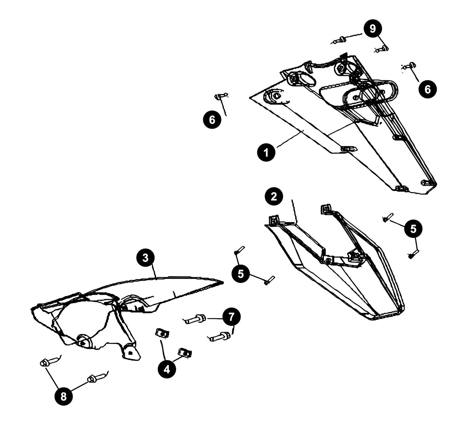 Image of Generic Ideo Ersatzteile Schutzblech hinten