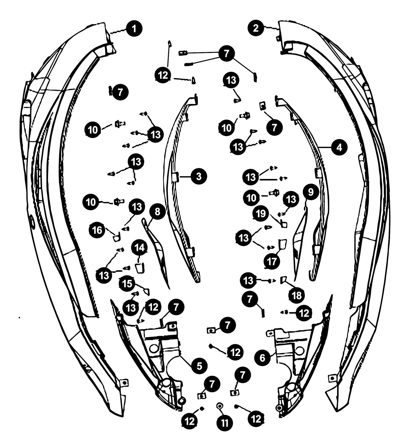 Image of Generic ROC Ersatzteile Seitenverkleidung