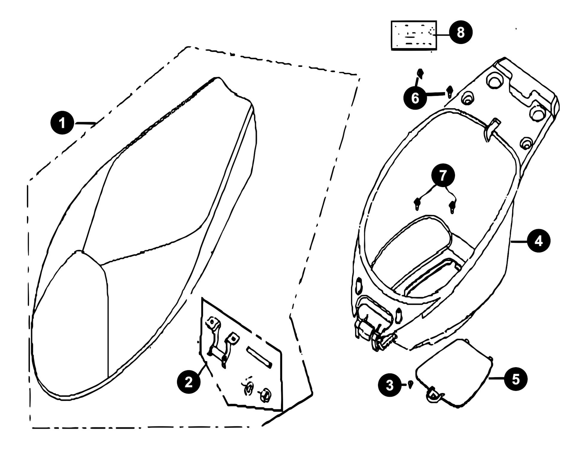 Image of Generic ROC Ersatzteile Sitzbank