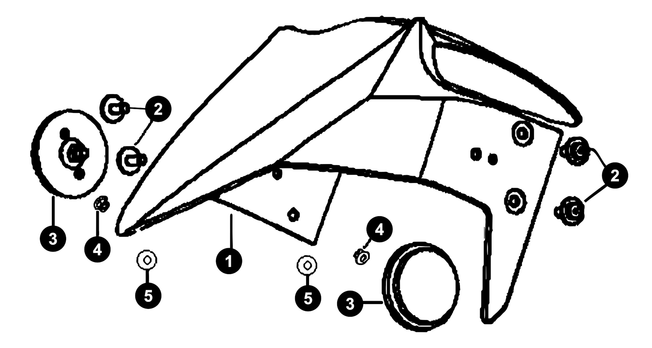 Image of Generic XOR Ersatzteile Schutzblech