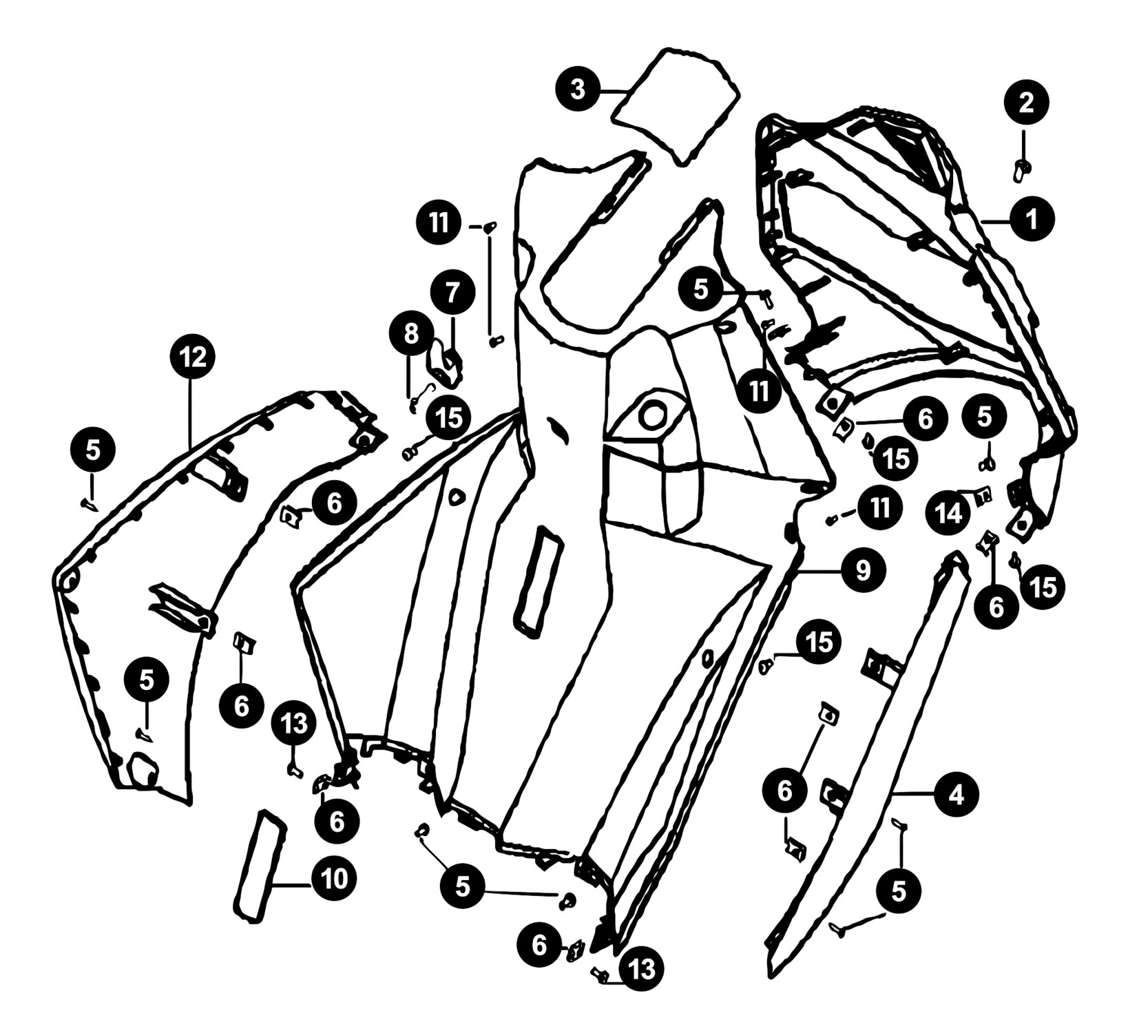 Image of Generic XOR Ersatzteile Verkleidung