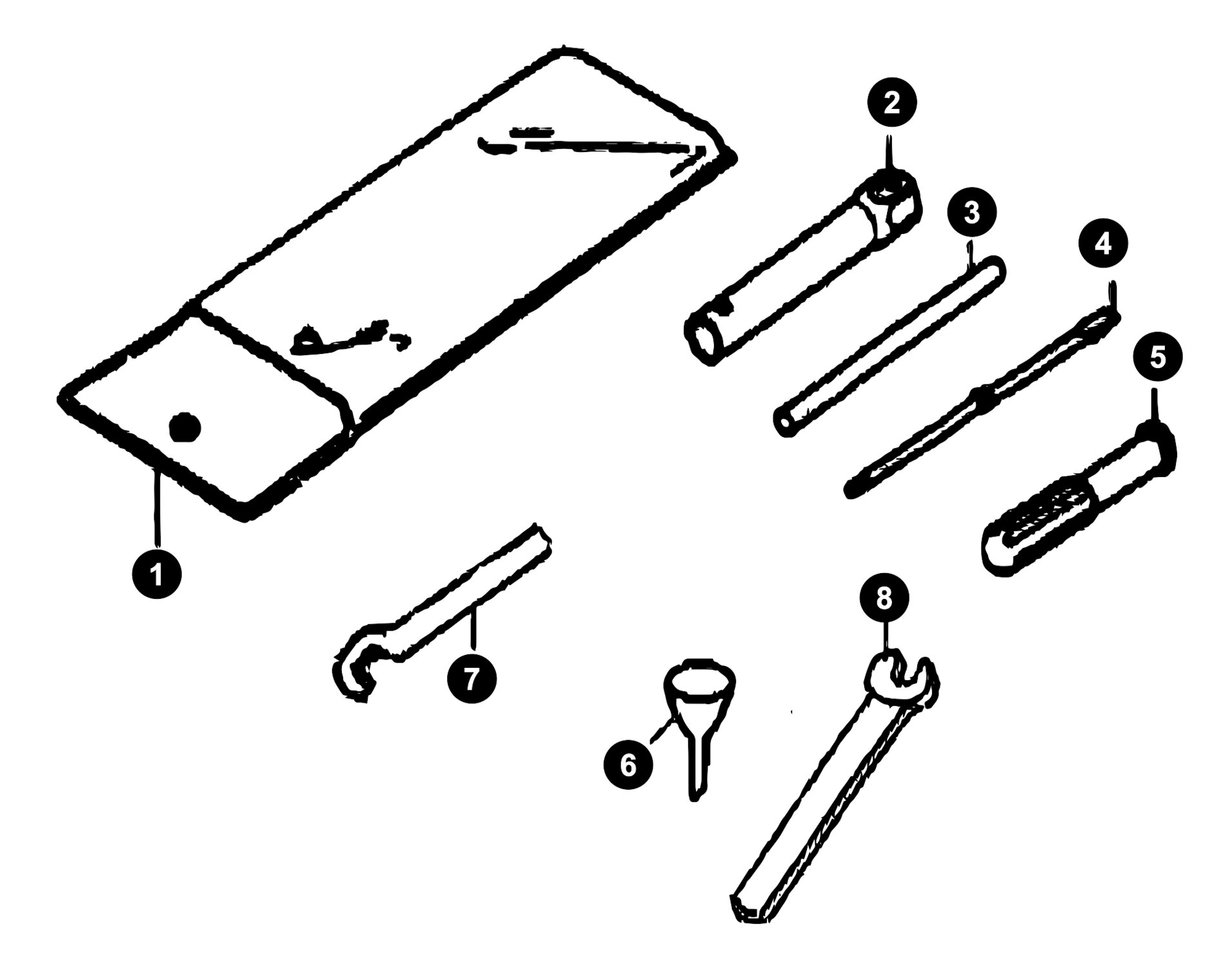 Image of Generic XOR Ersatzteile Werkzeug