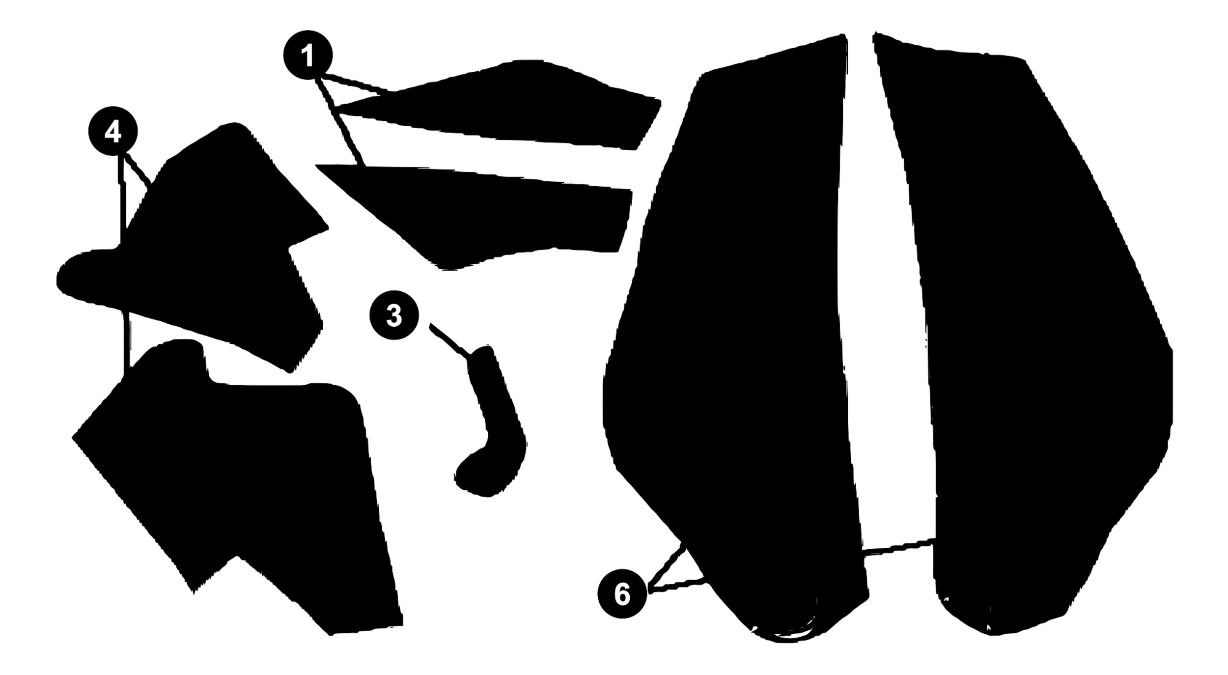 Image of Generic XOR Ersatzteile Aufkleber
