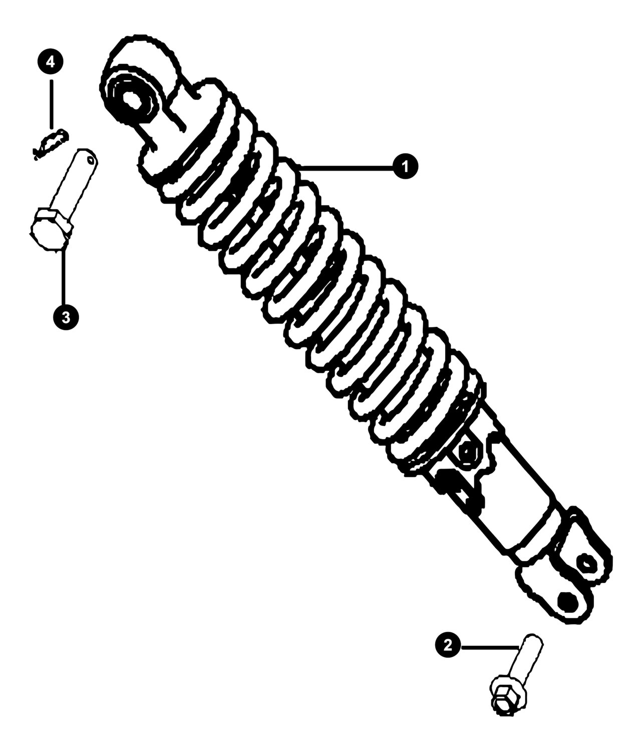 Image of Generic XOR Ersatzteile Stossdämpfer