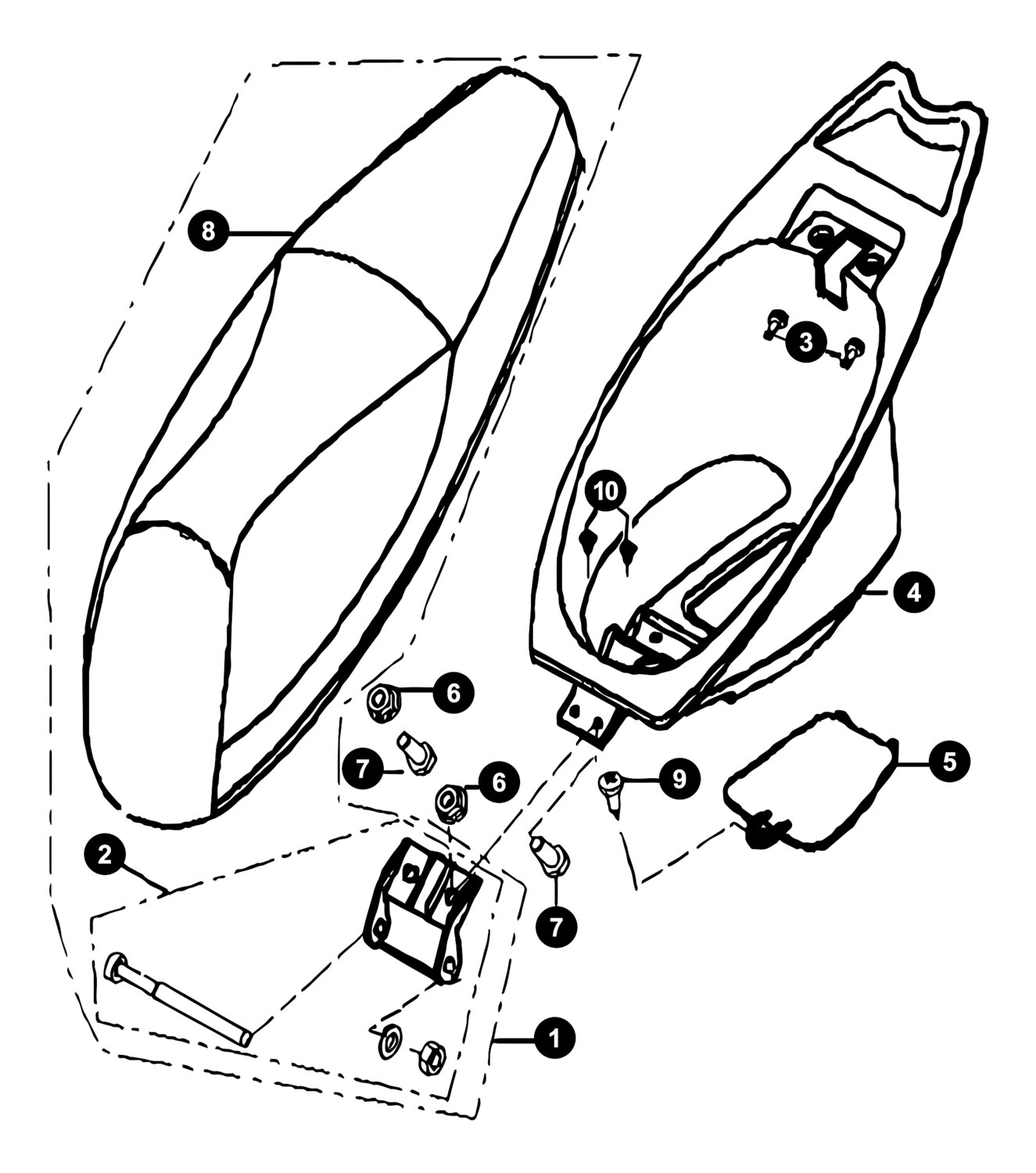 Image of Generic XOR Ersatzteile Sitzbank