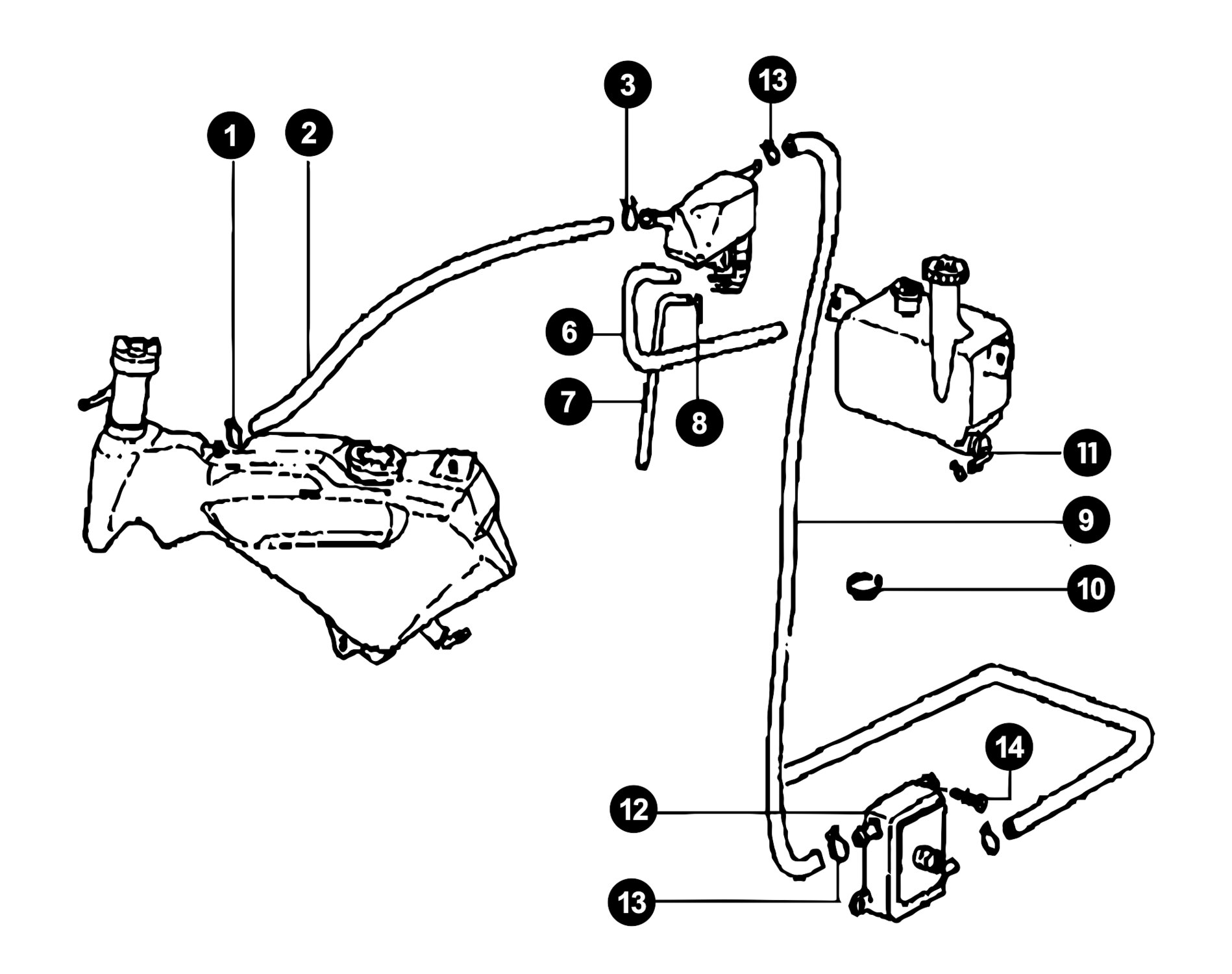 Image of Gilera Runner 50 SP ab '05 Ersatzteile Benzinschlauch