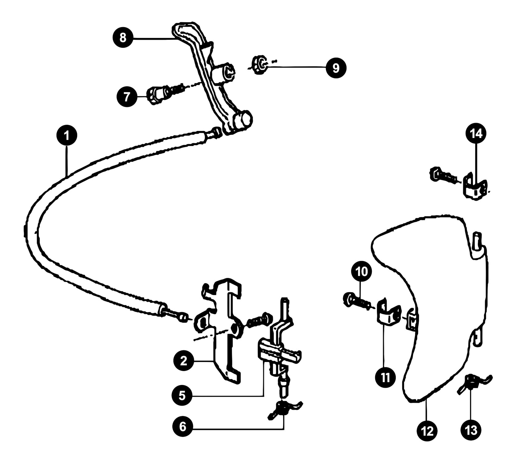 Image of Gilera Runner 50 SP ab '05 Ersatzteile Tankdeckel