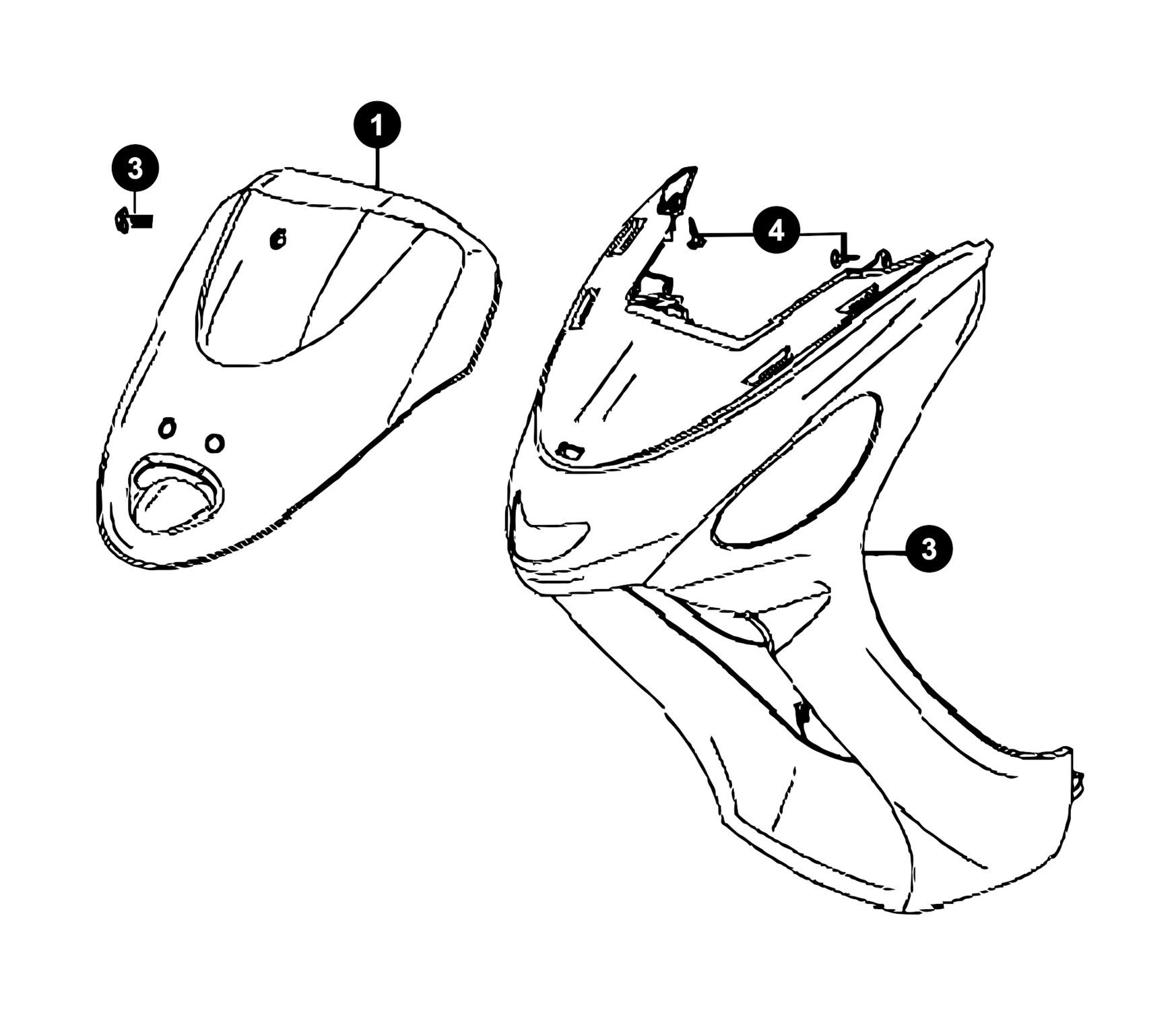 Image of Kymco Filly Ersatzteile Frontverkleidung