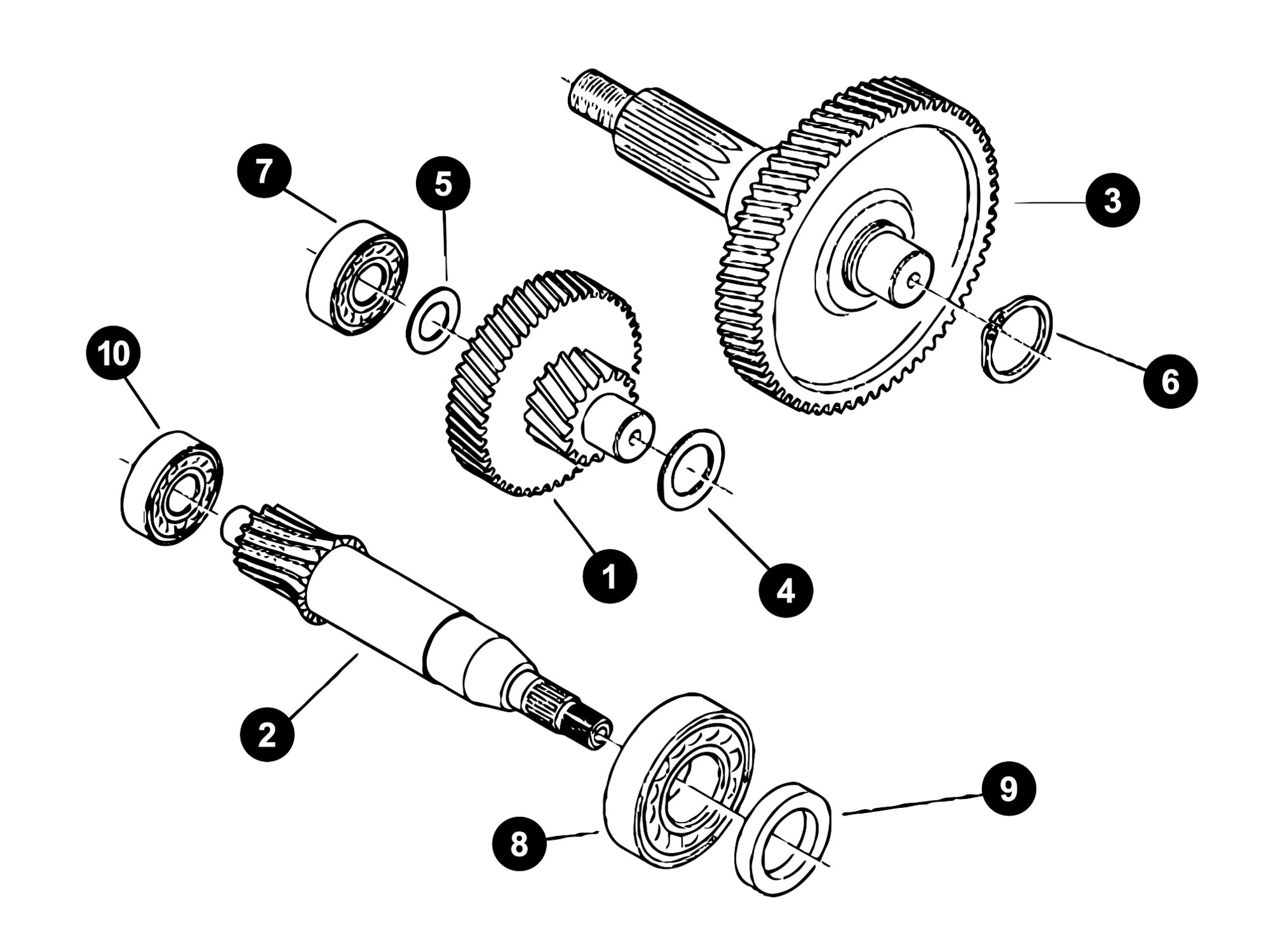 Image of Morini LC Ersatzteile Getriebe