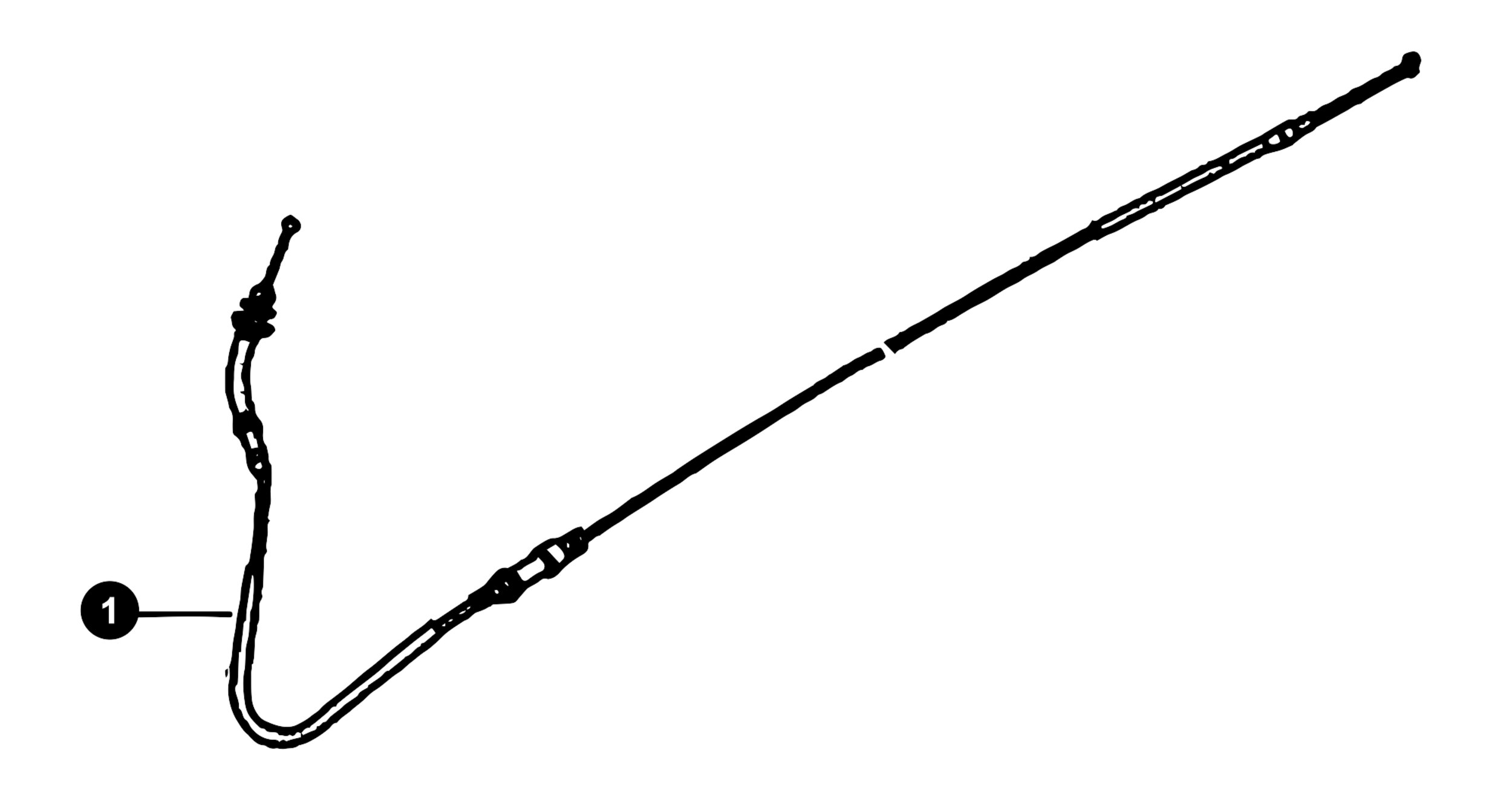 Image of Peugeot Jetforce Ersatzteile Gaszug