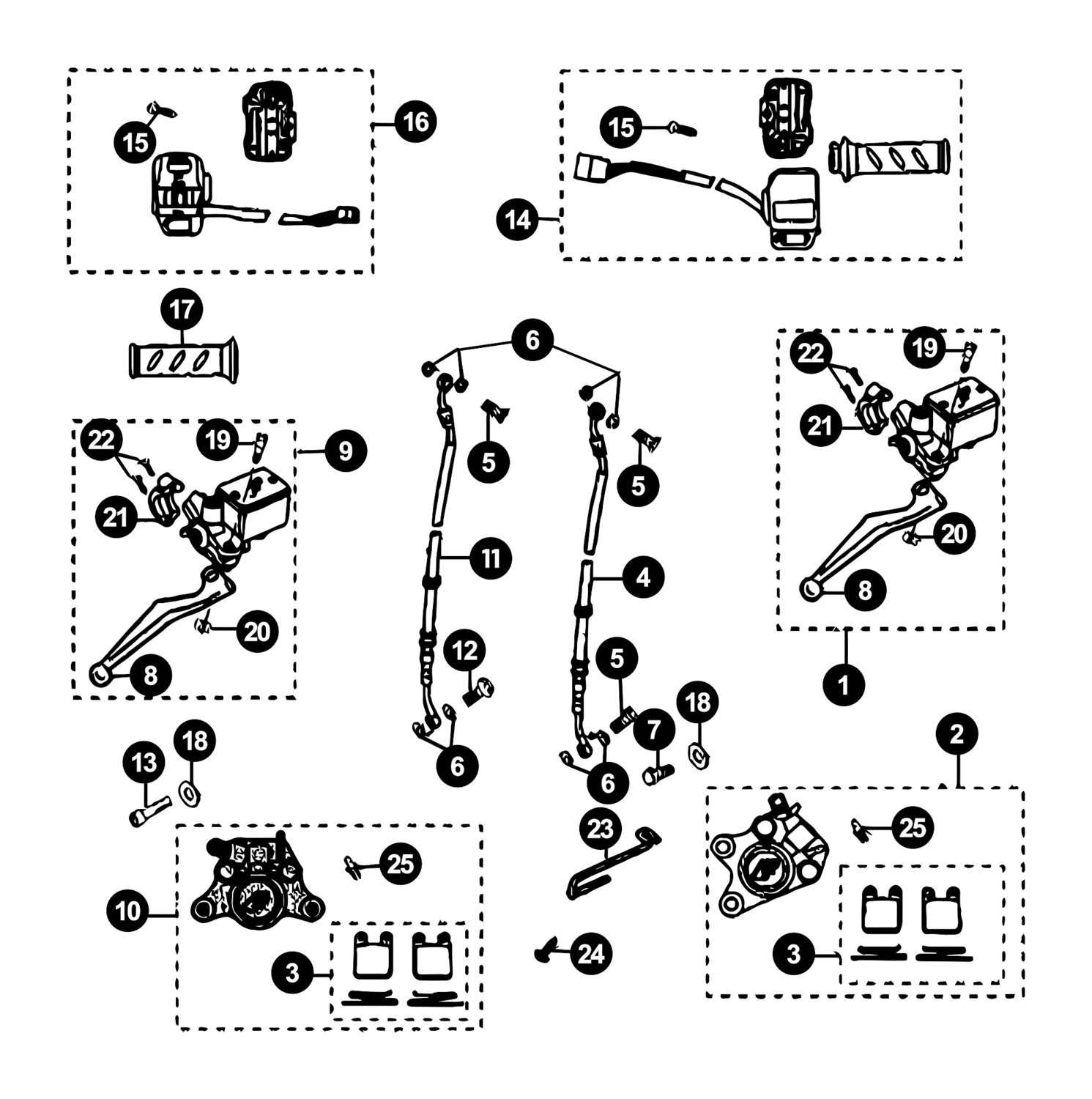 Image of Peugeot Jetforce Ersatzteile Bremse