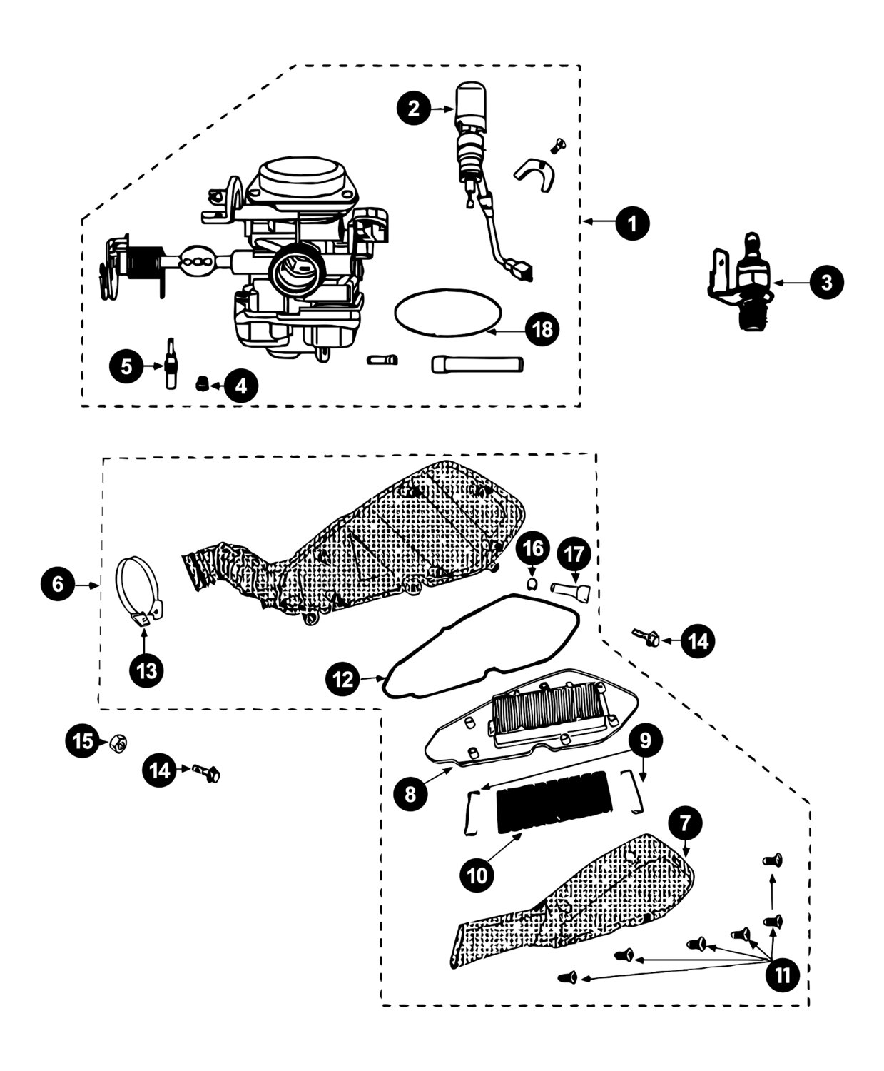 Image of Peugeot Kisbee 4T Ersatzteile Vergaser