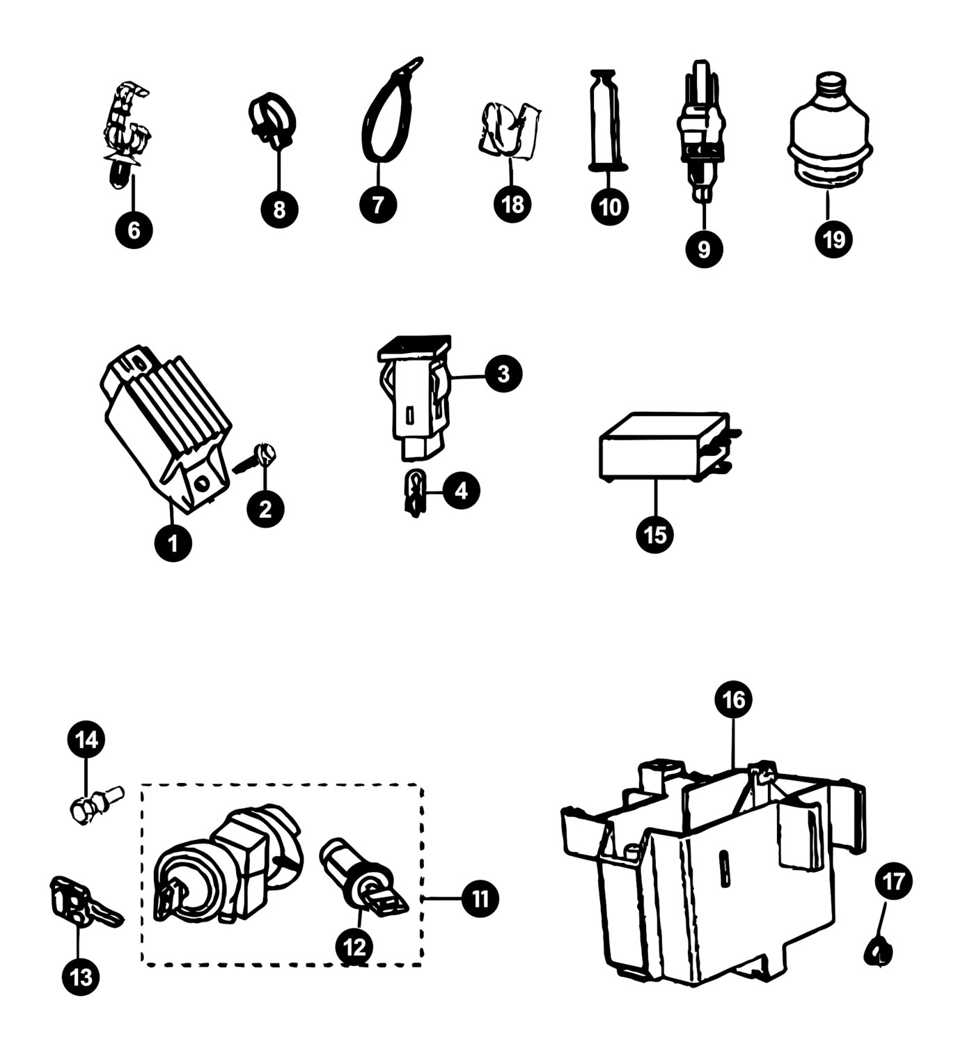 Image of Peugeot Ludix One Ersatzteile Elektrik