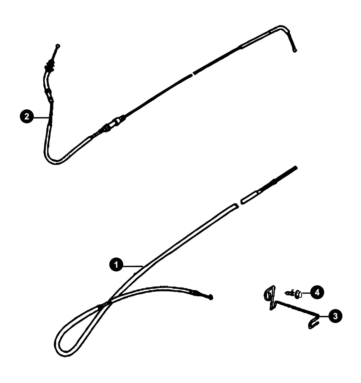 Image of Peugeot Ludix Pro Ersatzteile Seilzüge