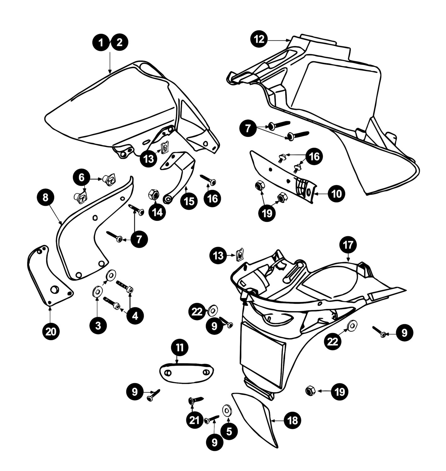 Image of Peugeot Speedfight 2 Ersatzteile Schutzblech