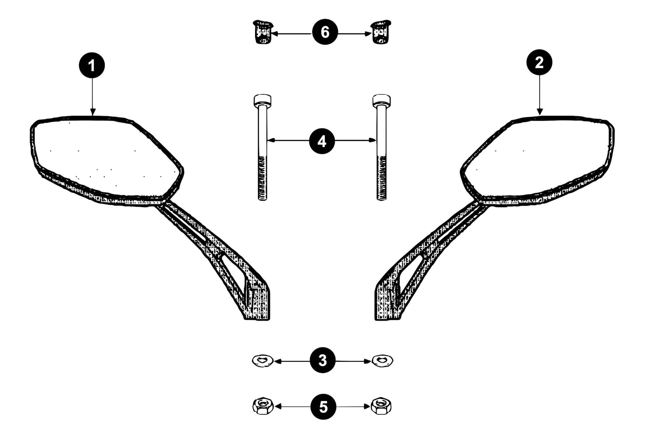 Image of Peugeot Speedfight 3 Ersatzteile Spiegel
