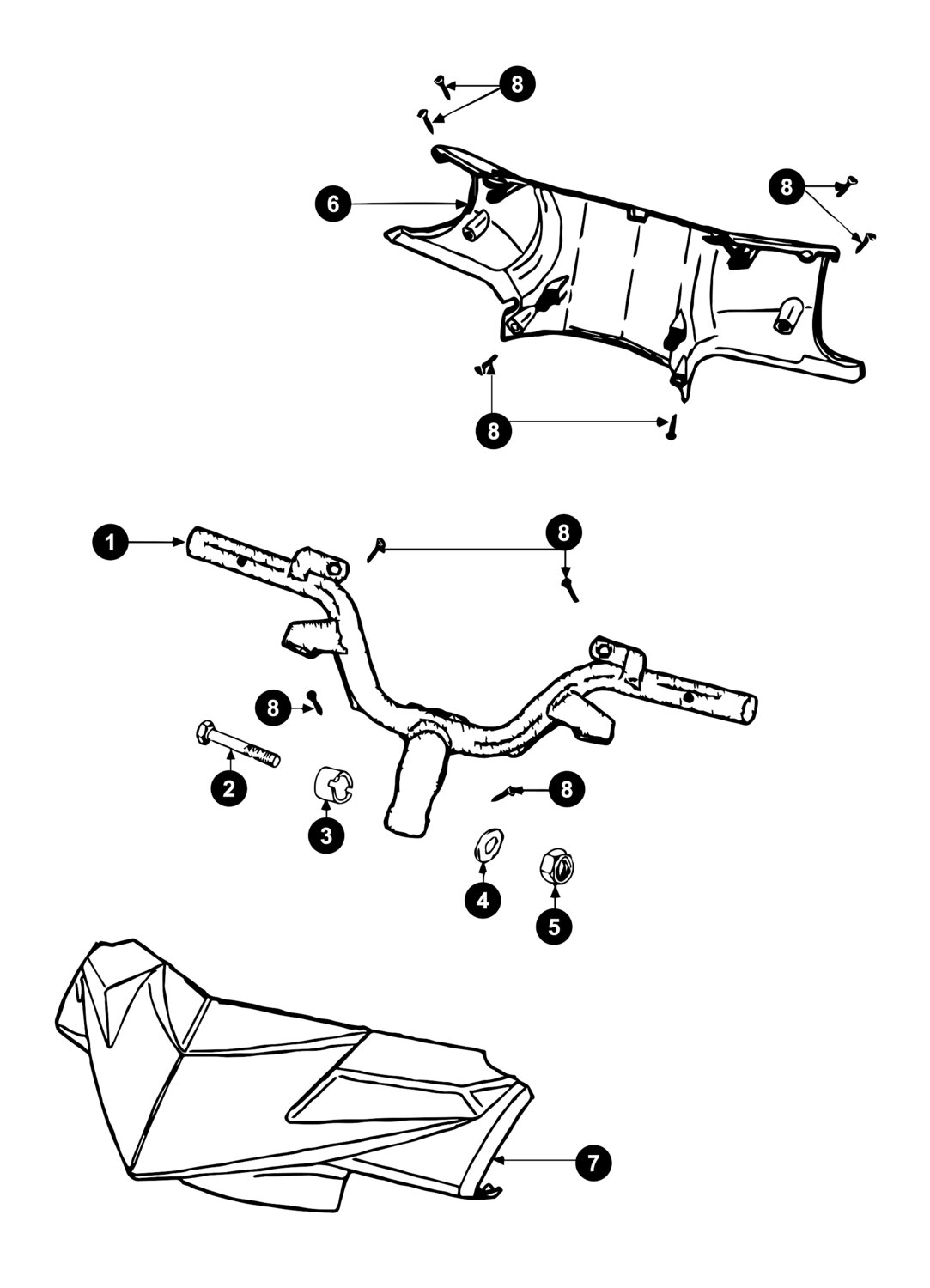 Image of Peugeot Speedfight 3 Ersatzteile Lenker
