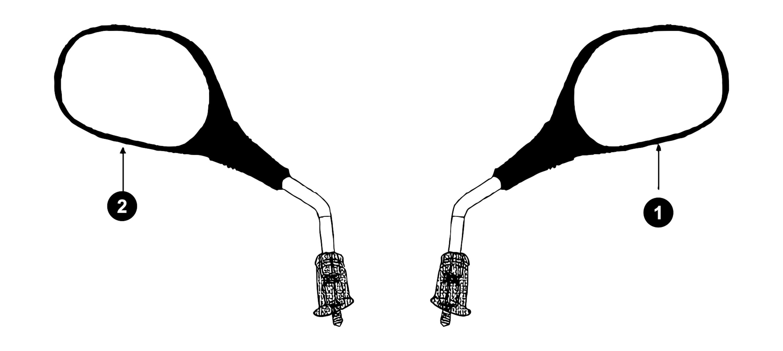 Image of Peugeot Tweet 4T Ersatzteile Spiegel