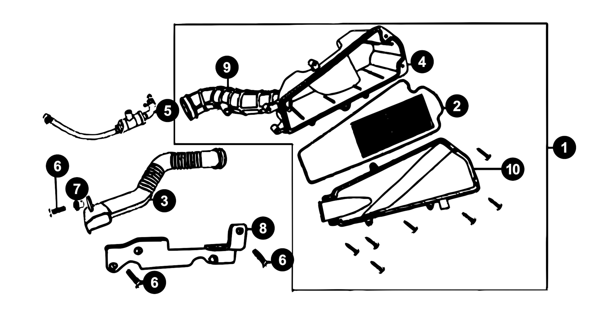 Image of Peugeot Tweet 4T Ersatzteile Luftfilter