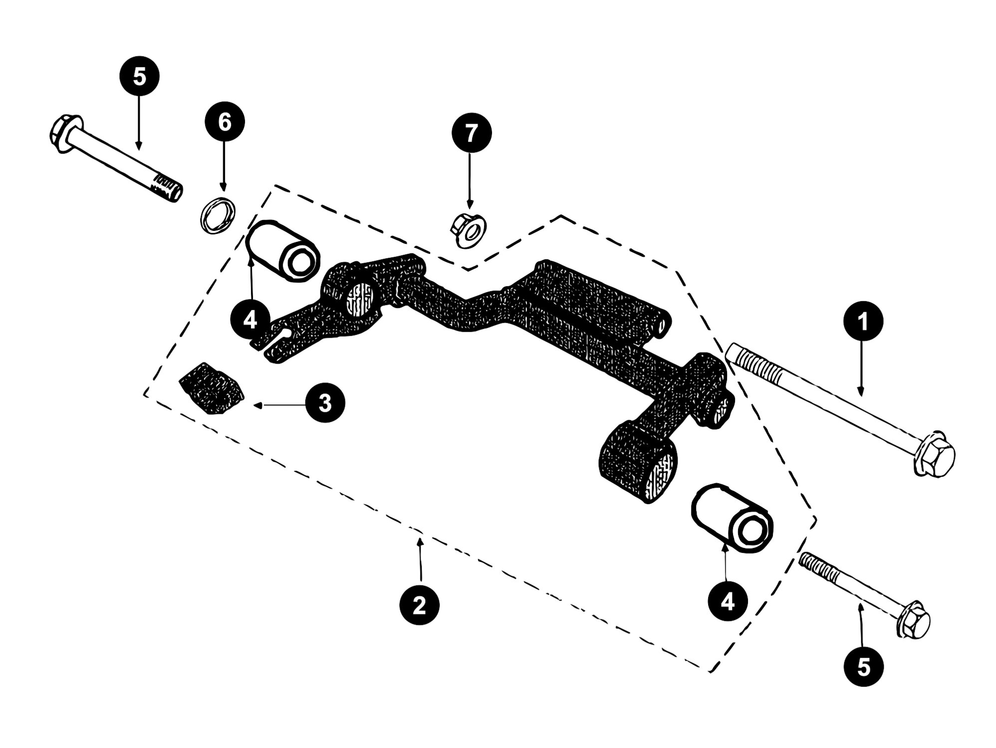 Image of Peugeot Tweet 4T Ersatzteile Motoraufhängung