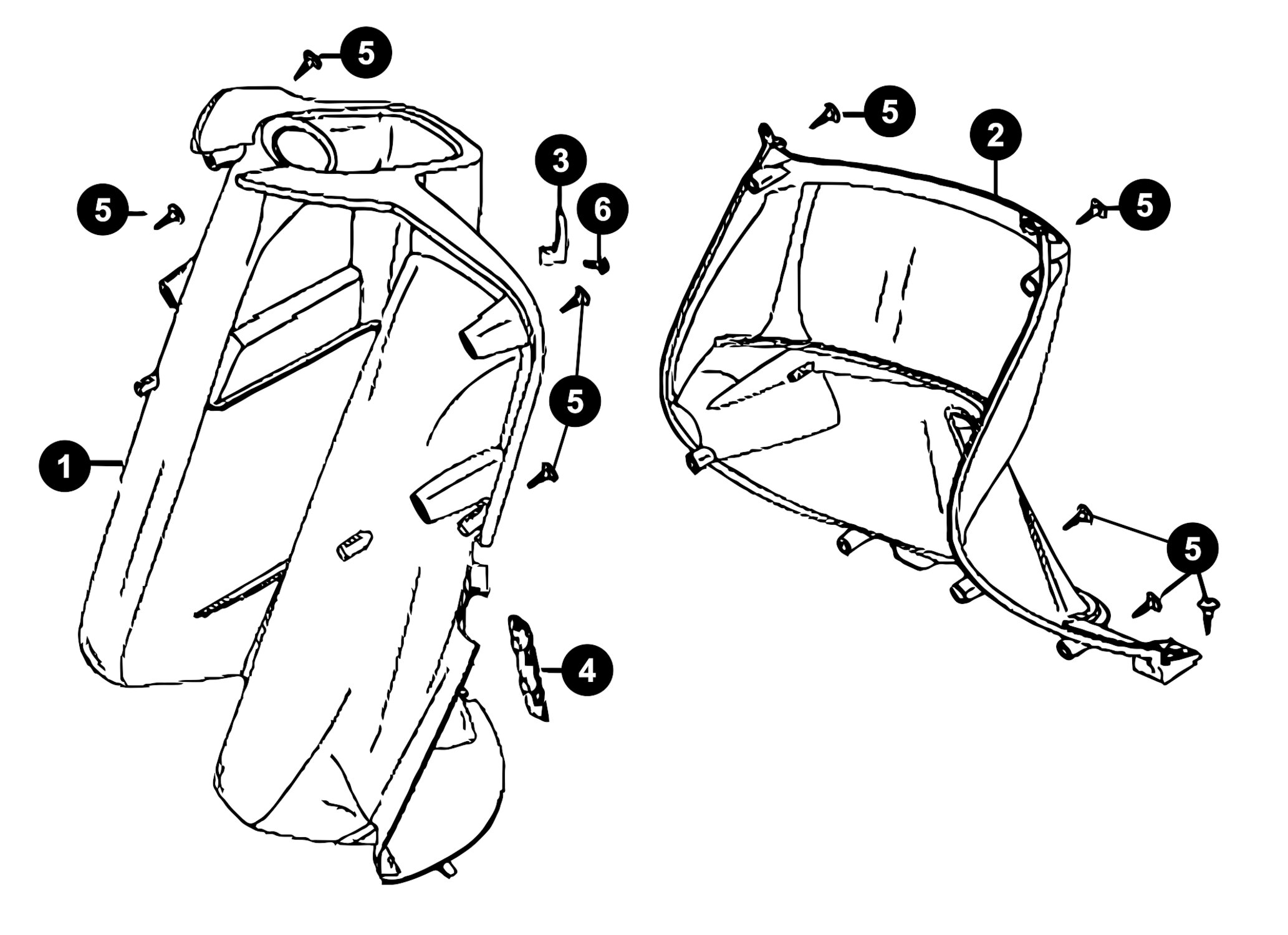 Image of Peugeot V-Clic 4T Ersatzteile Beinschild