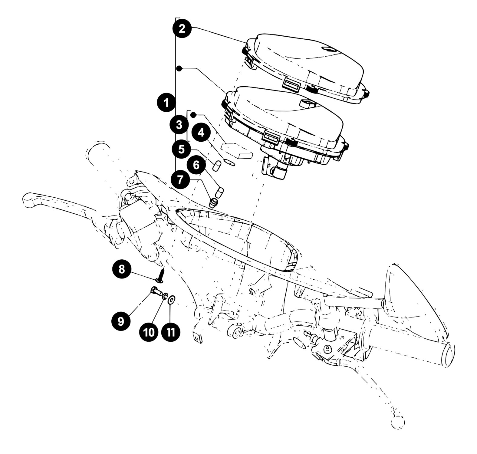 Image of Piaggio Liberty 4T '09-'16 Ersatzteile Tacho