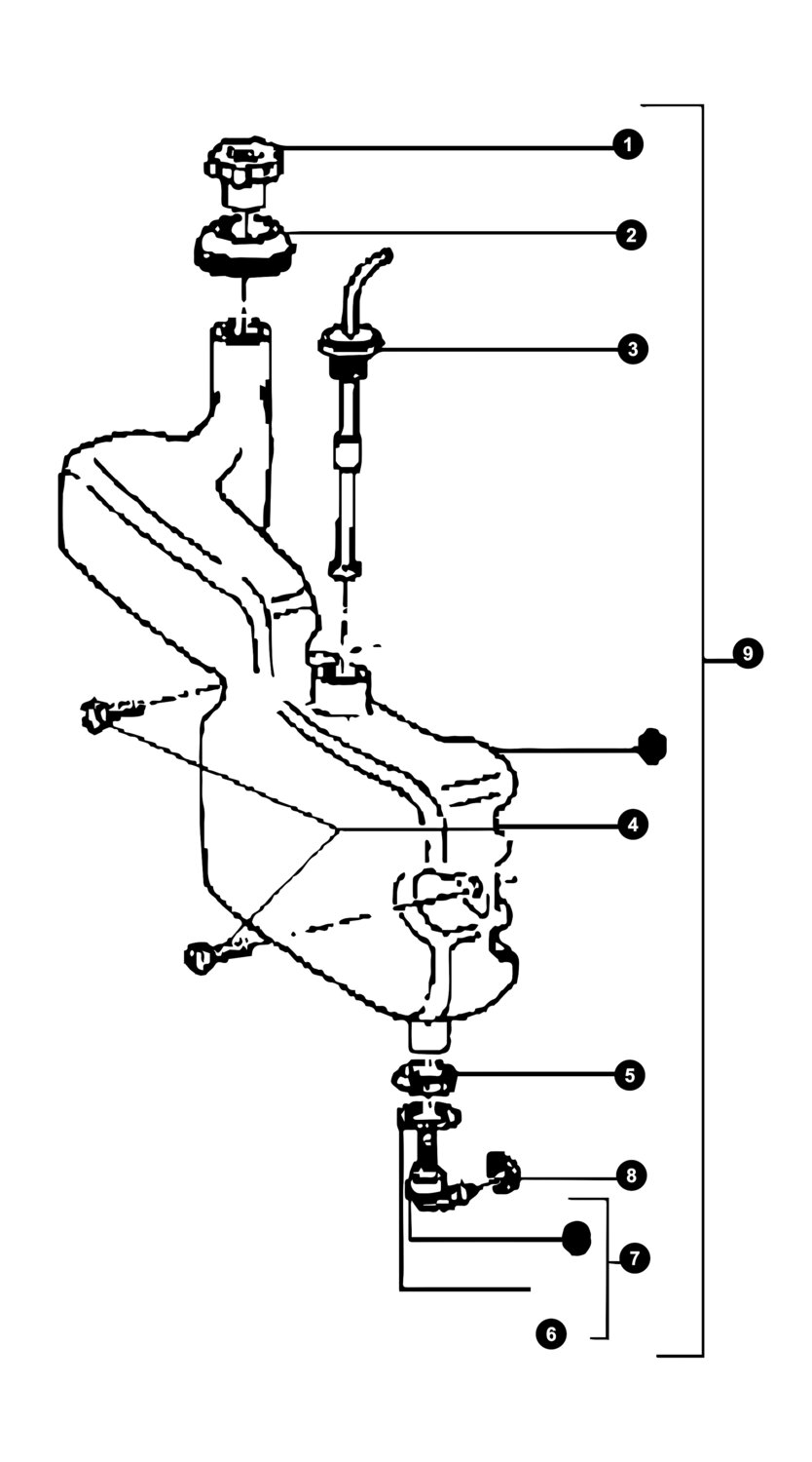 Image of Piaggio Typhoon bis '11 Ersatzteile Öltank