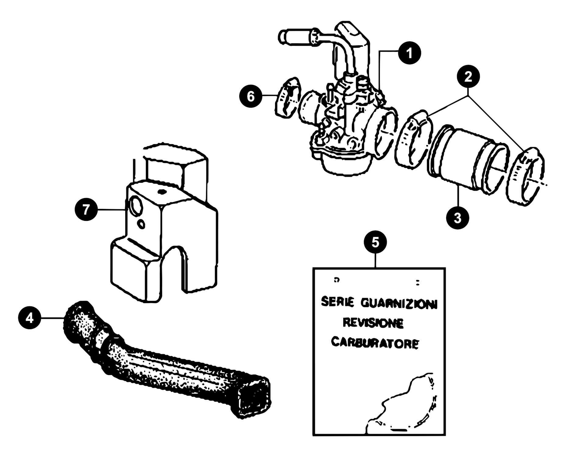 Image of Piaggio Zip 2 Ersatzteile Vergaser 2-Takt
