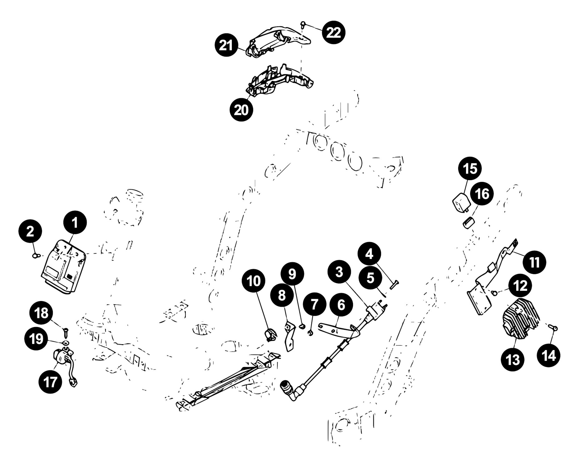 Image of Piaggio Zip 2 Ersatzteile Spannungsregler / CDI 4-Takt Euro 4