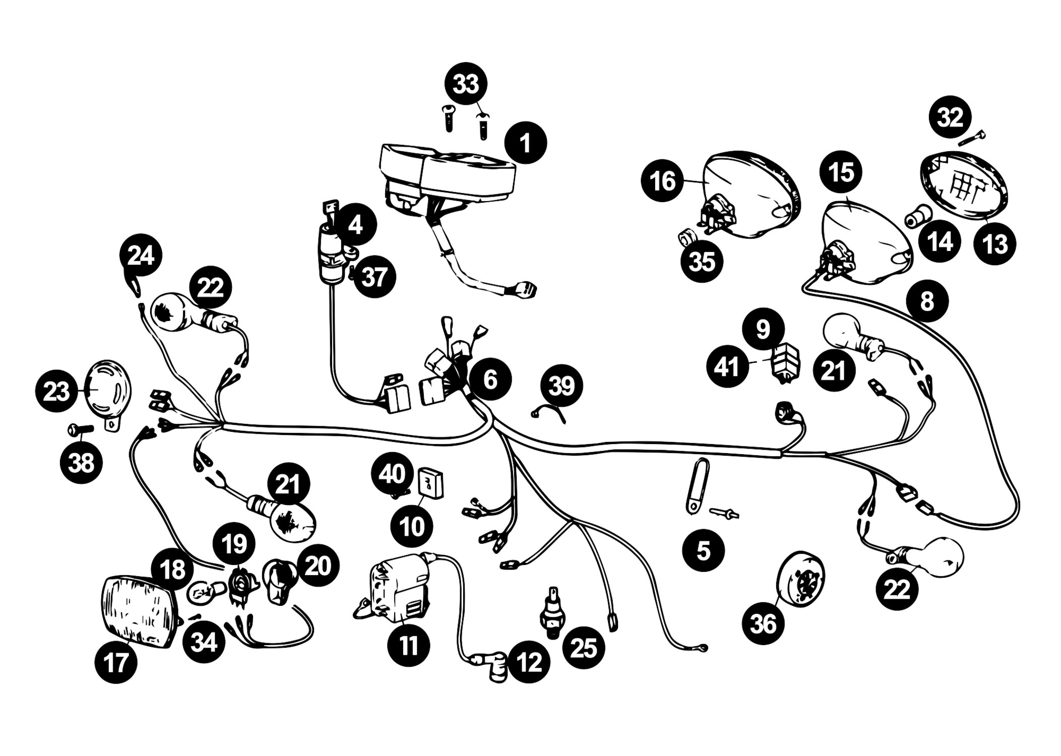 Image of Rieju Spike Ersatzteile Elektrik