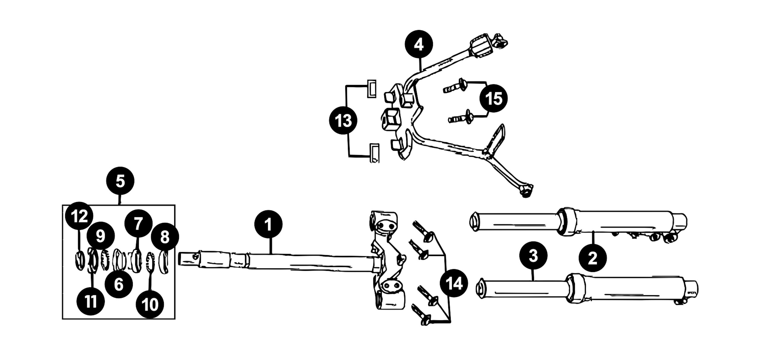 Image of Sachs 49er Ersatzteile Gabel
