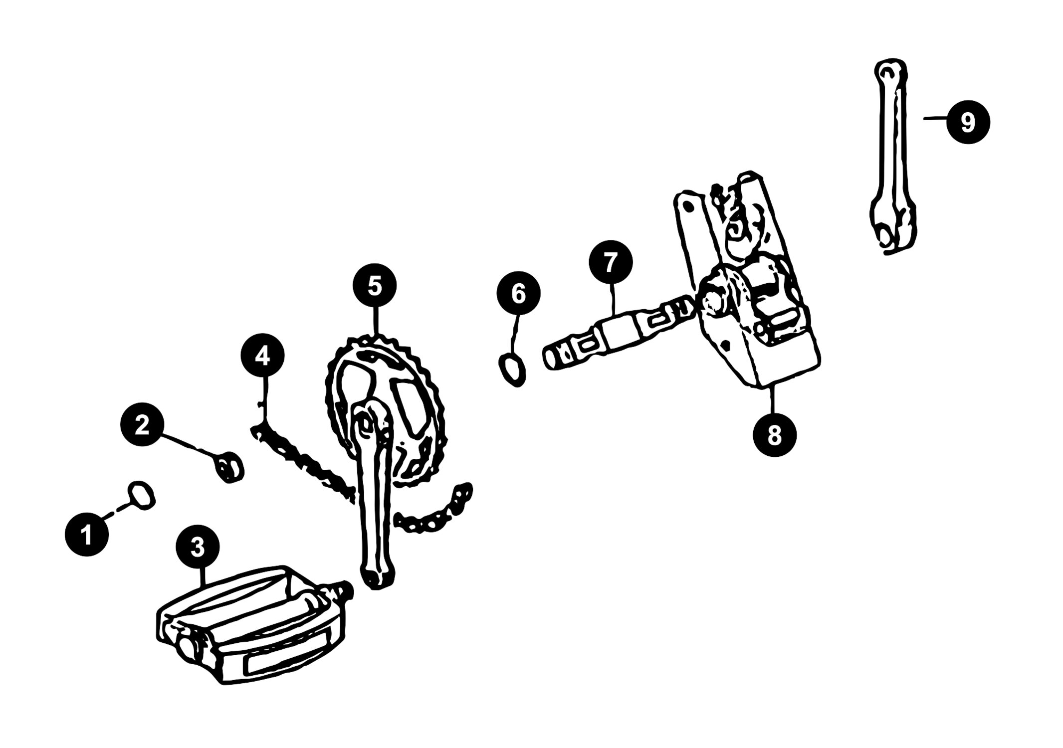 Image of Solex Ersatzteile Tretkurbel