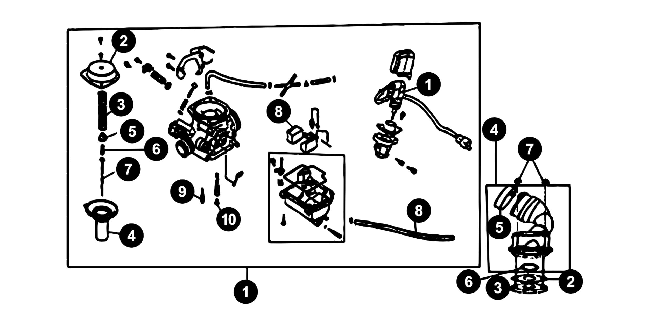 Image of Sym Allo Ersatzteile Vergaser