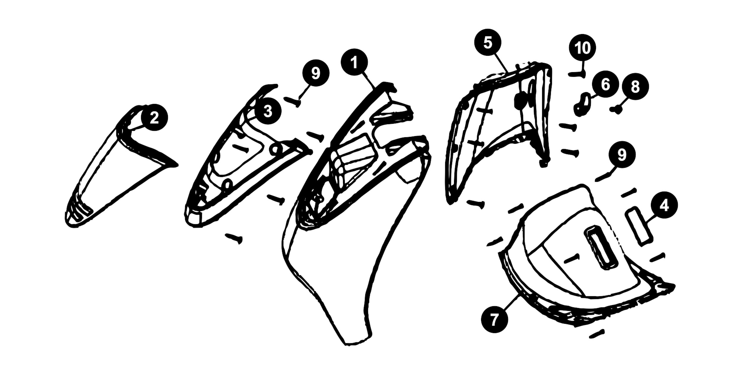 Image of Sym Allo Ersatzteile Frontverkleidung