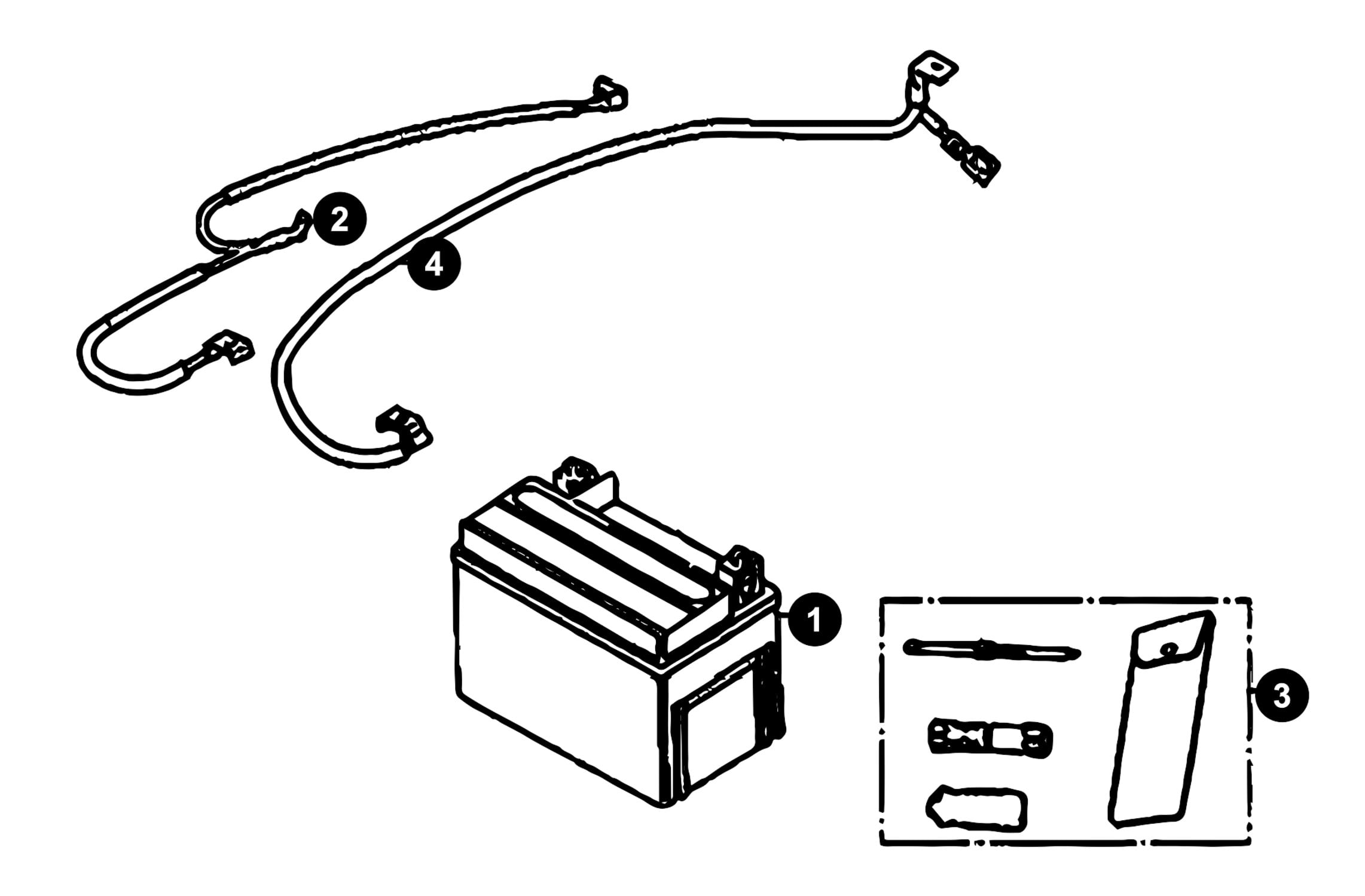 Image of Sym Fiddle 2 '09-'16 Ersatzteile Batterie