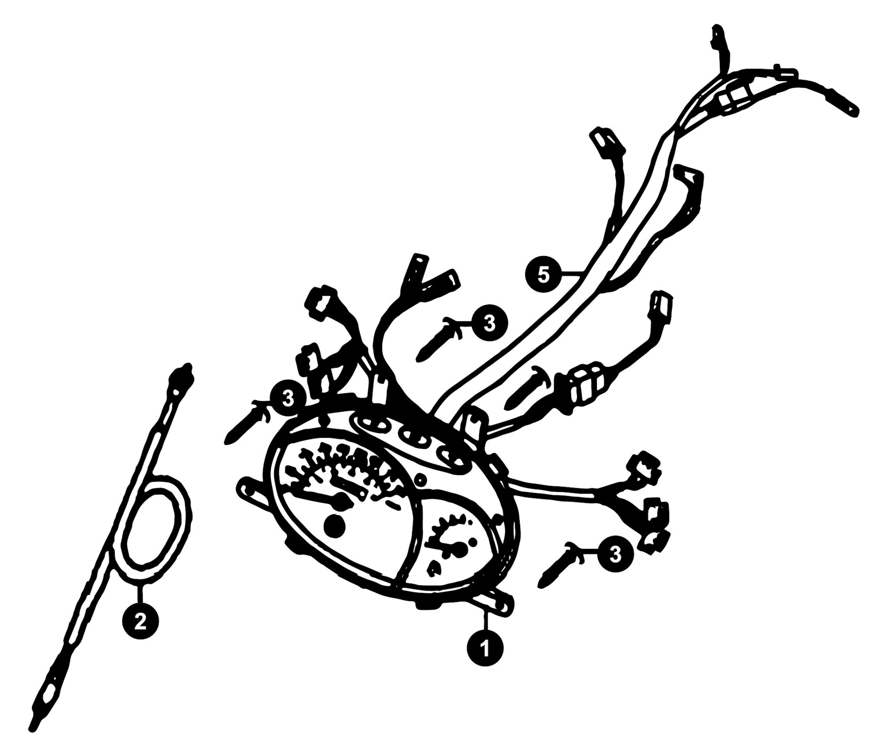 Image of Sym Fiddle 2 '09-'16 Ersatzteile Tacho / Tachowelle