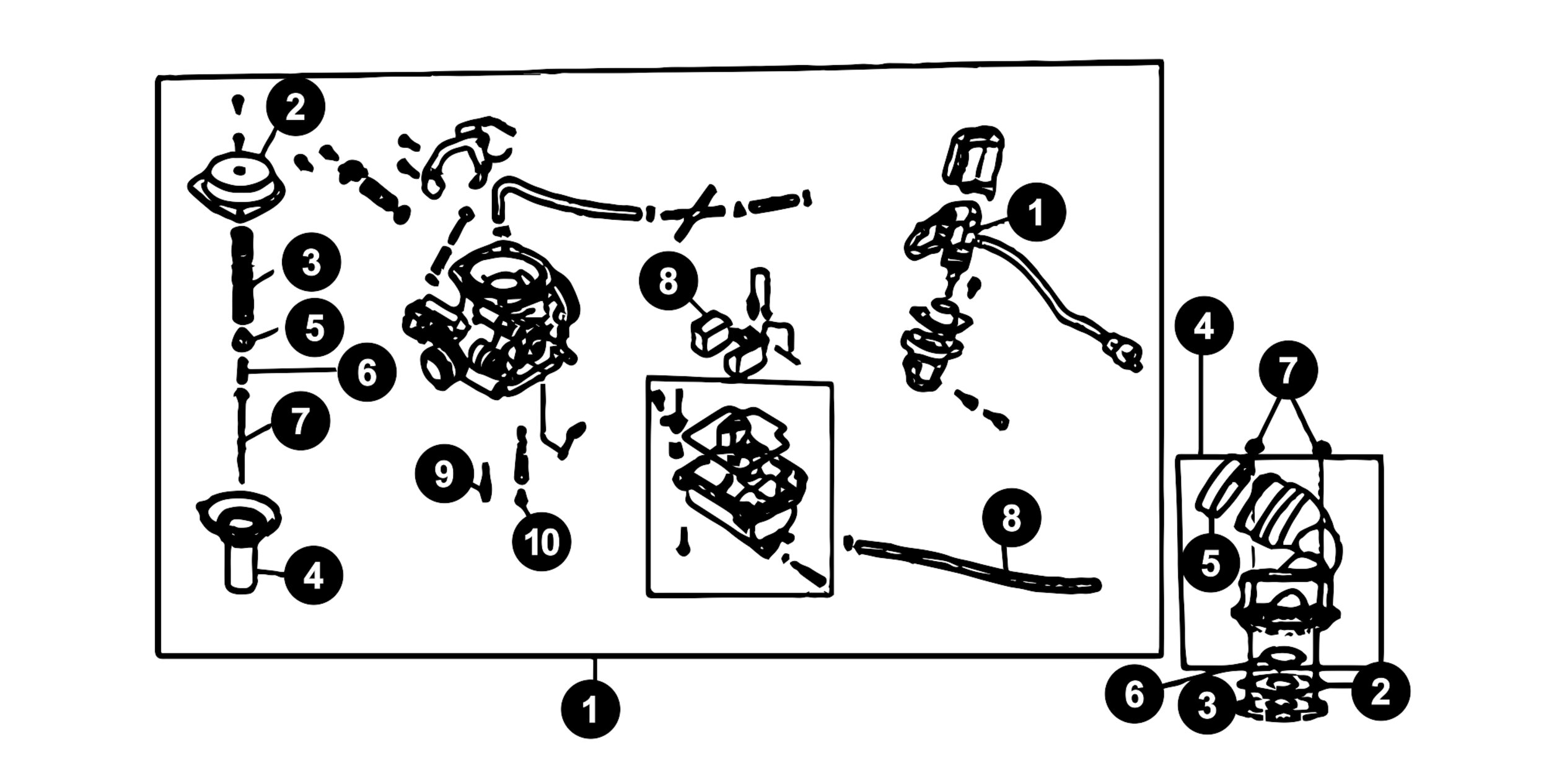 Image of Sym Jet 4 4T Ersatzteile Vergaser