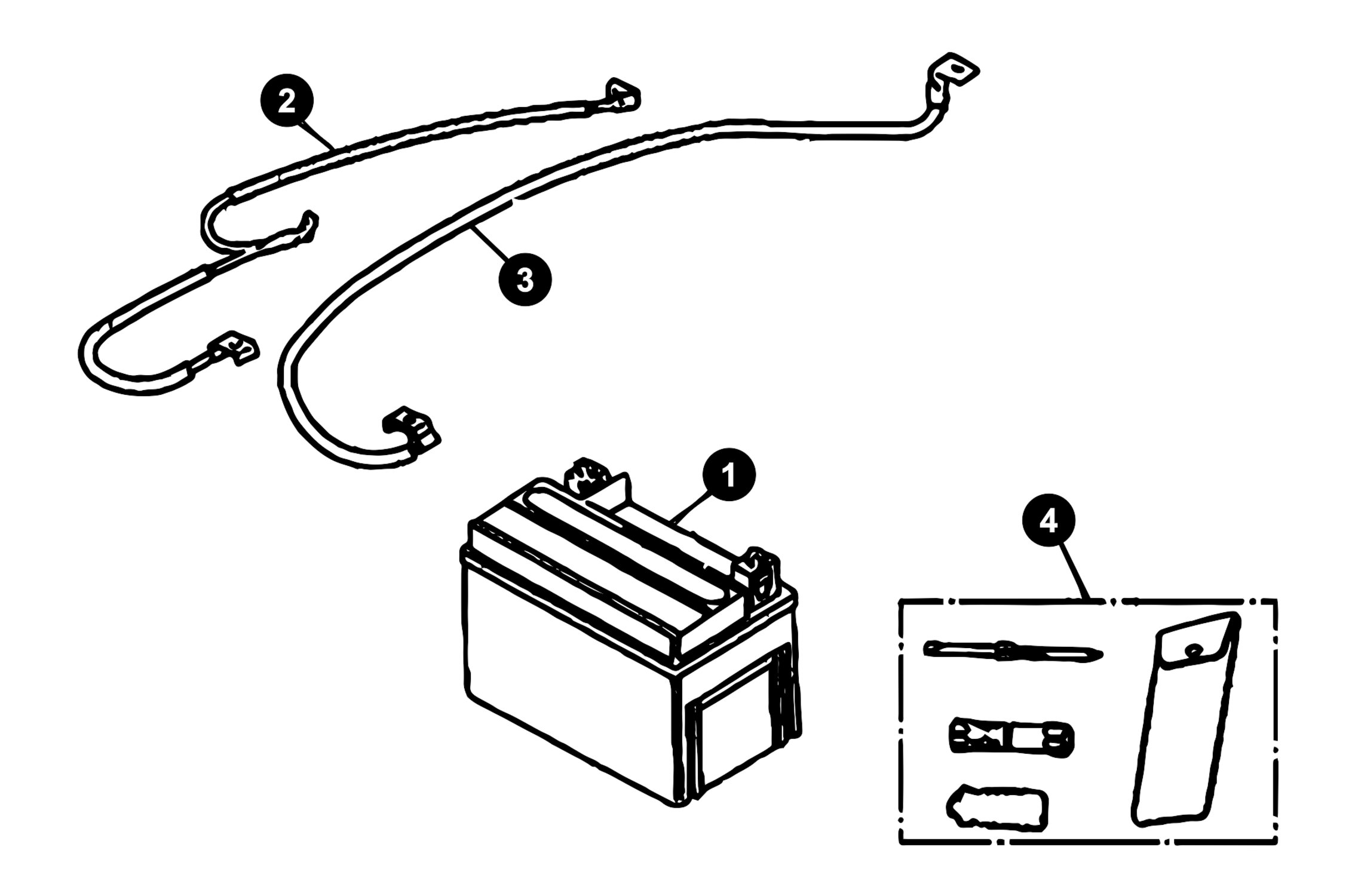 Image of Sym Jet 4 4T Ersatzteile Batterie