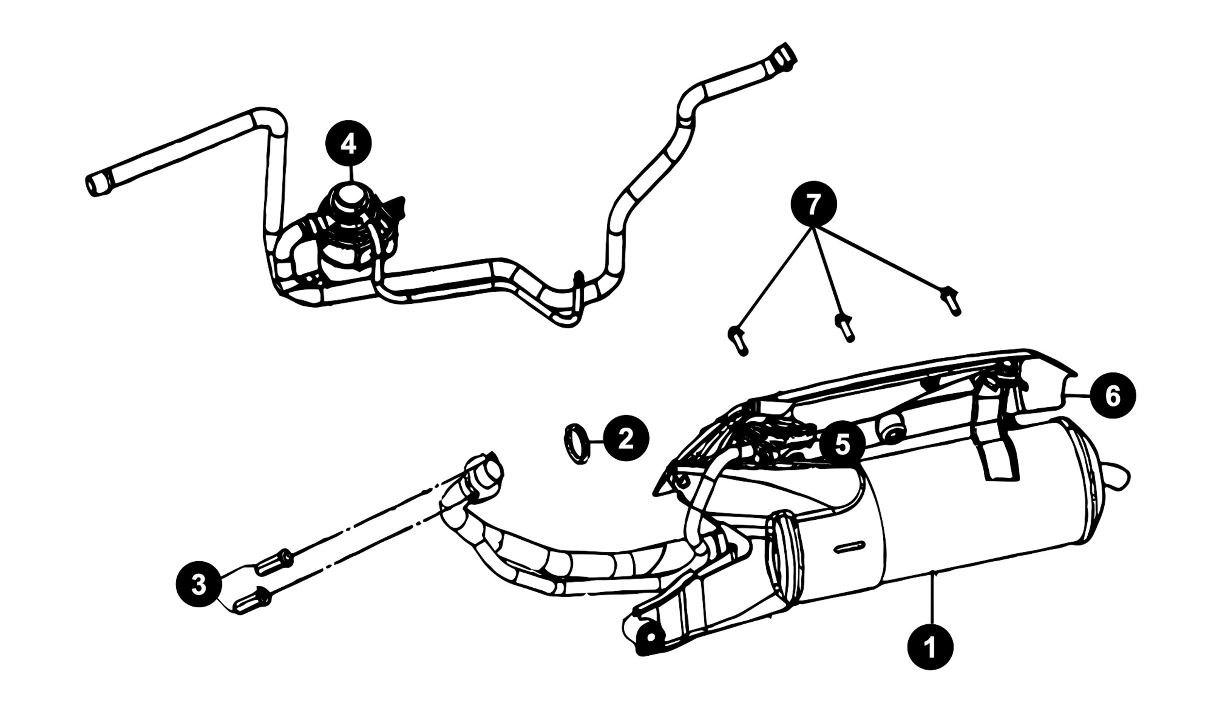 Image of Sym Jet 4 4T Ersatzteile Auspuff