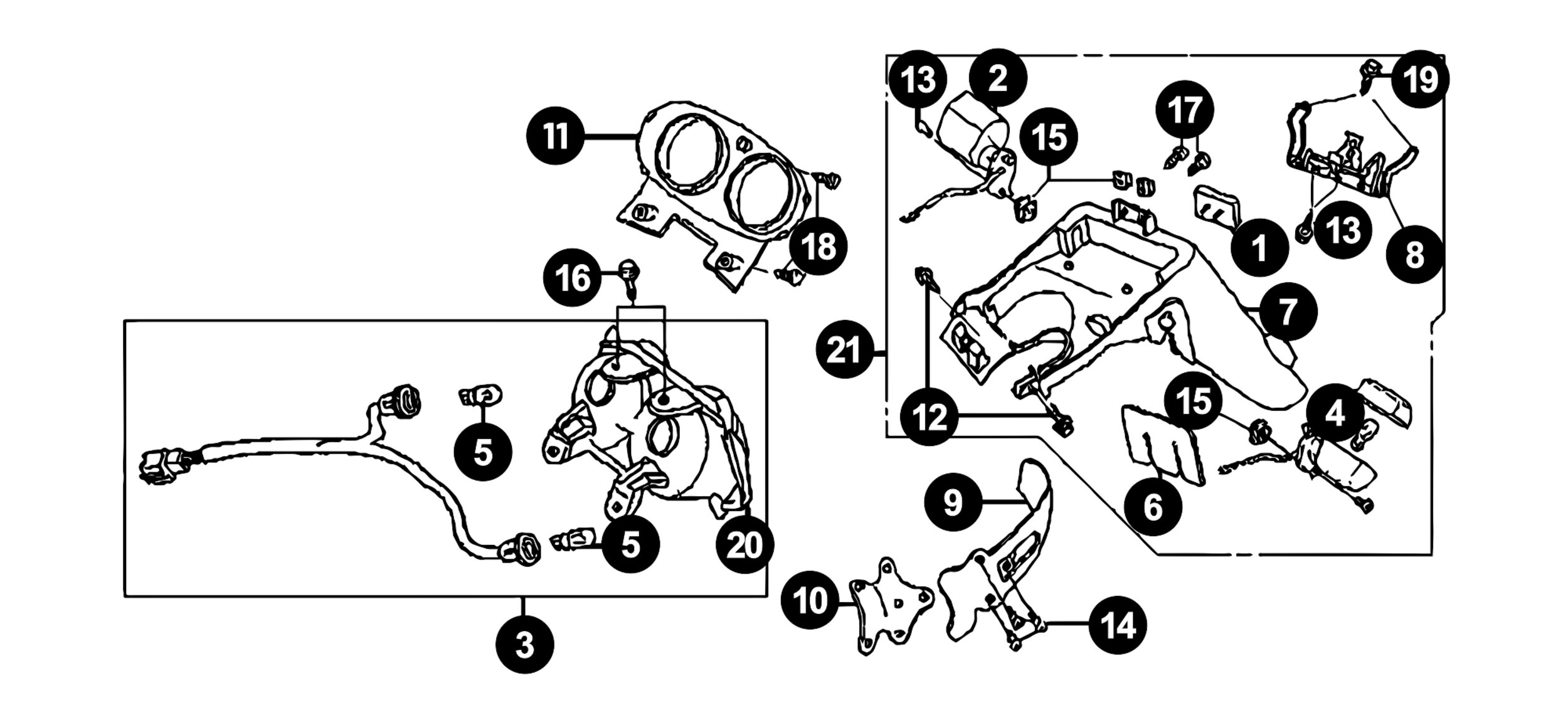 Image of Sym Jet Euro X Ersatzteile Rücklicht / Blinker