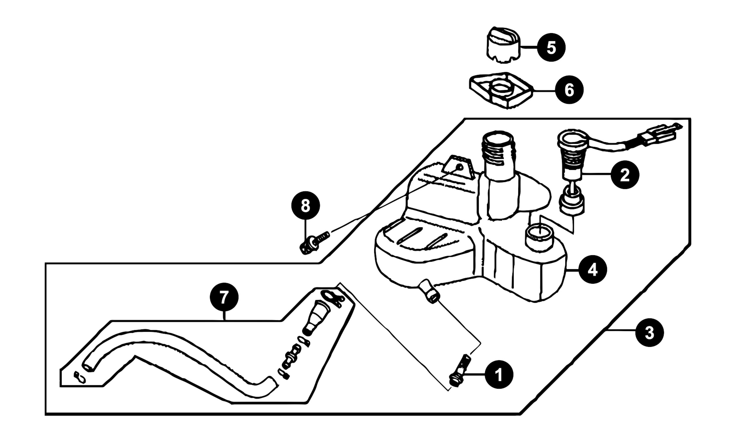 Image of Sym Jet Euro X Ersatzteile Öltank