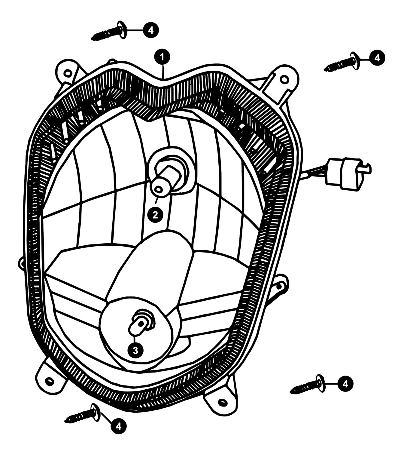 Image of Sym Orbit 2 4T Ersatzteile Scheinwerfer