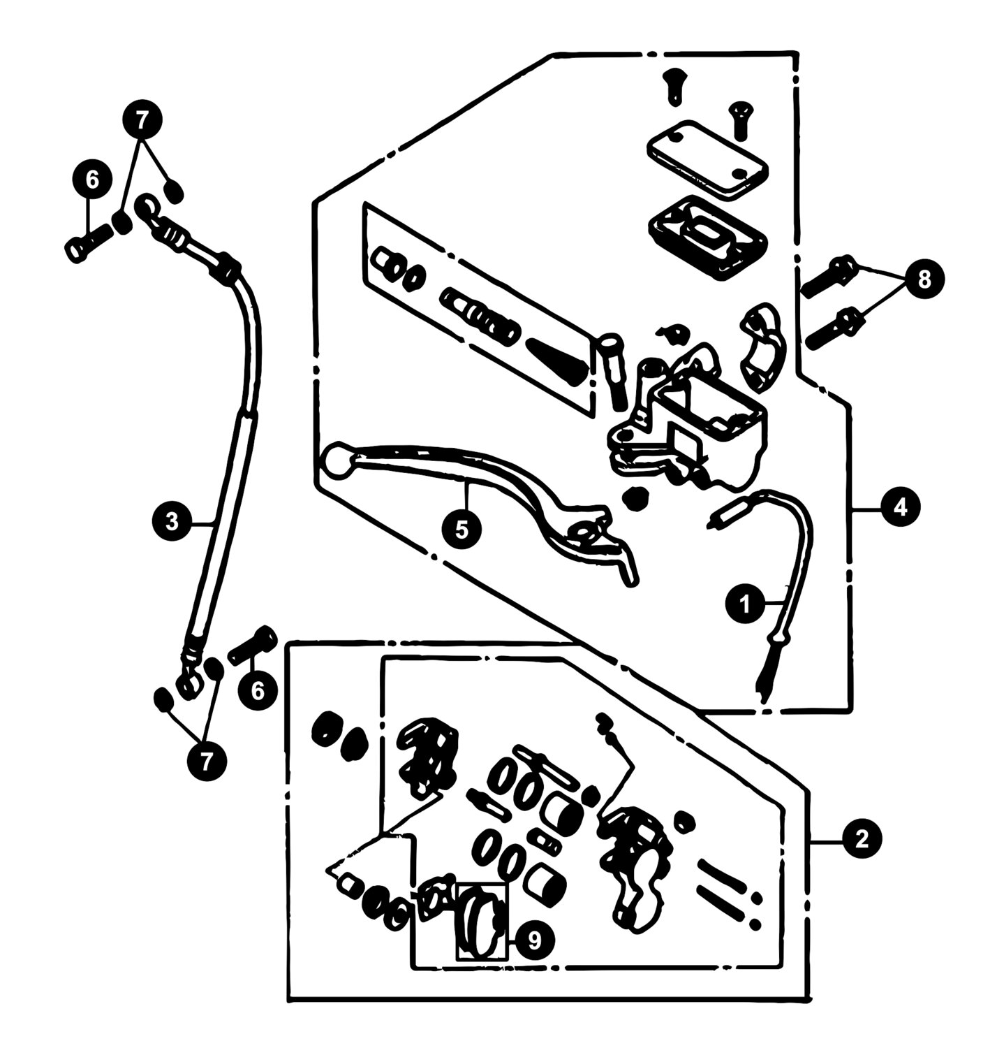 Image of Sym Orbit 2 4T Ersatzteile Vorderbremse