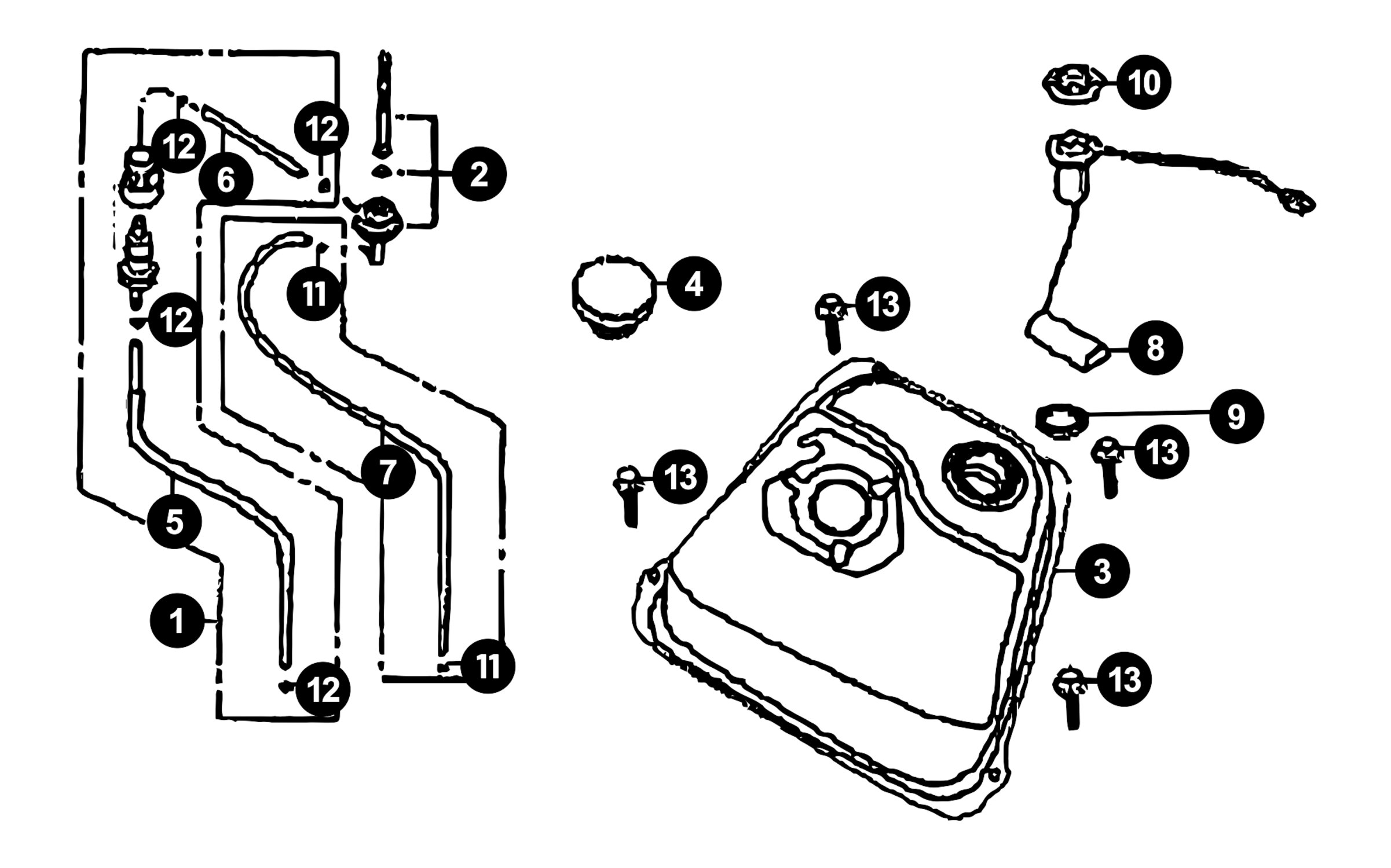 Image of Sym Symphony Ersatzteile Benzintank
