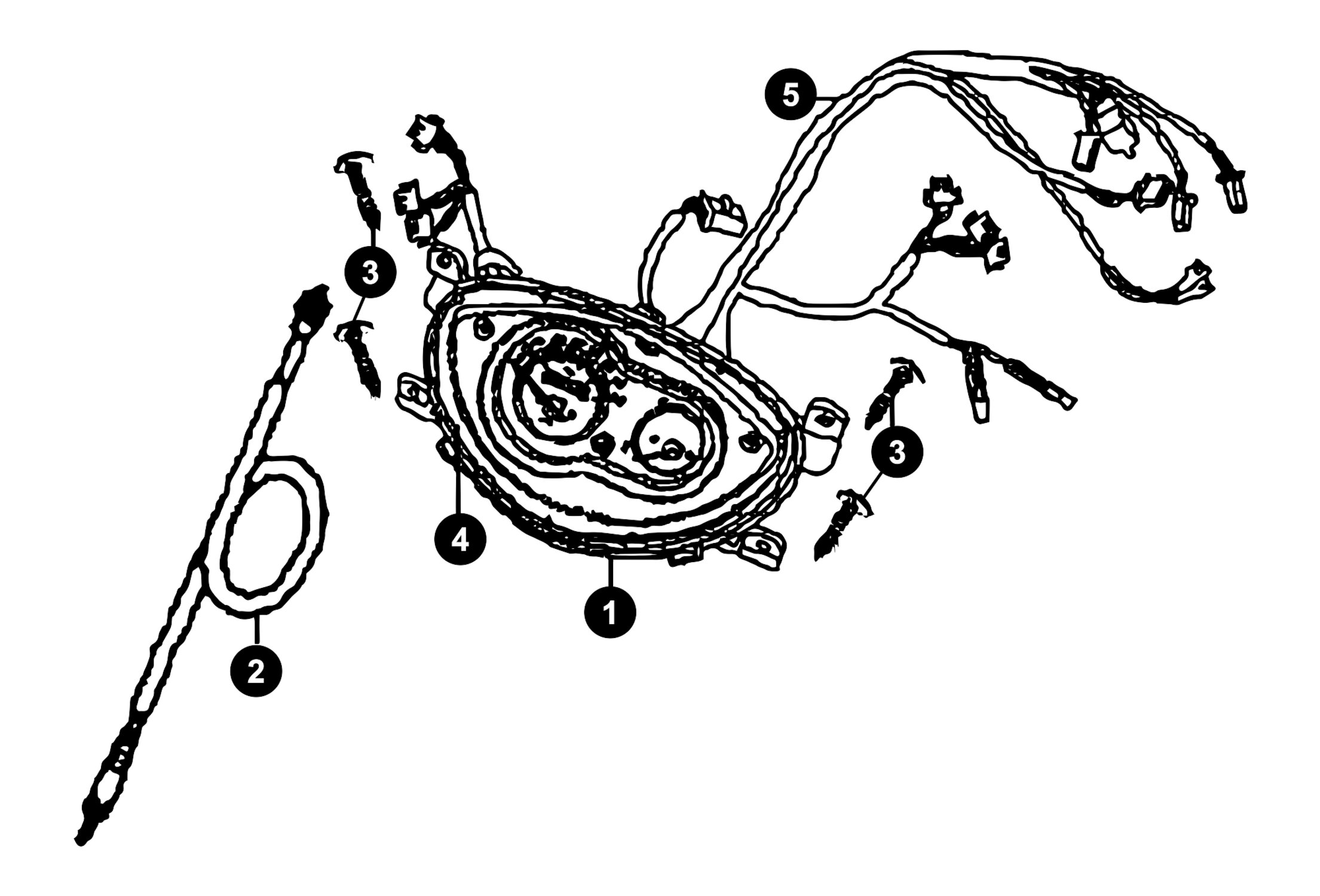 Image of Sym Symphony Ersatzteile Tacho / Tachowelle