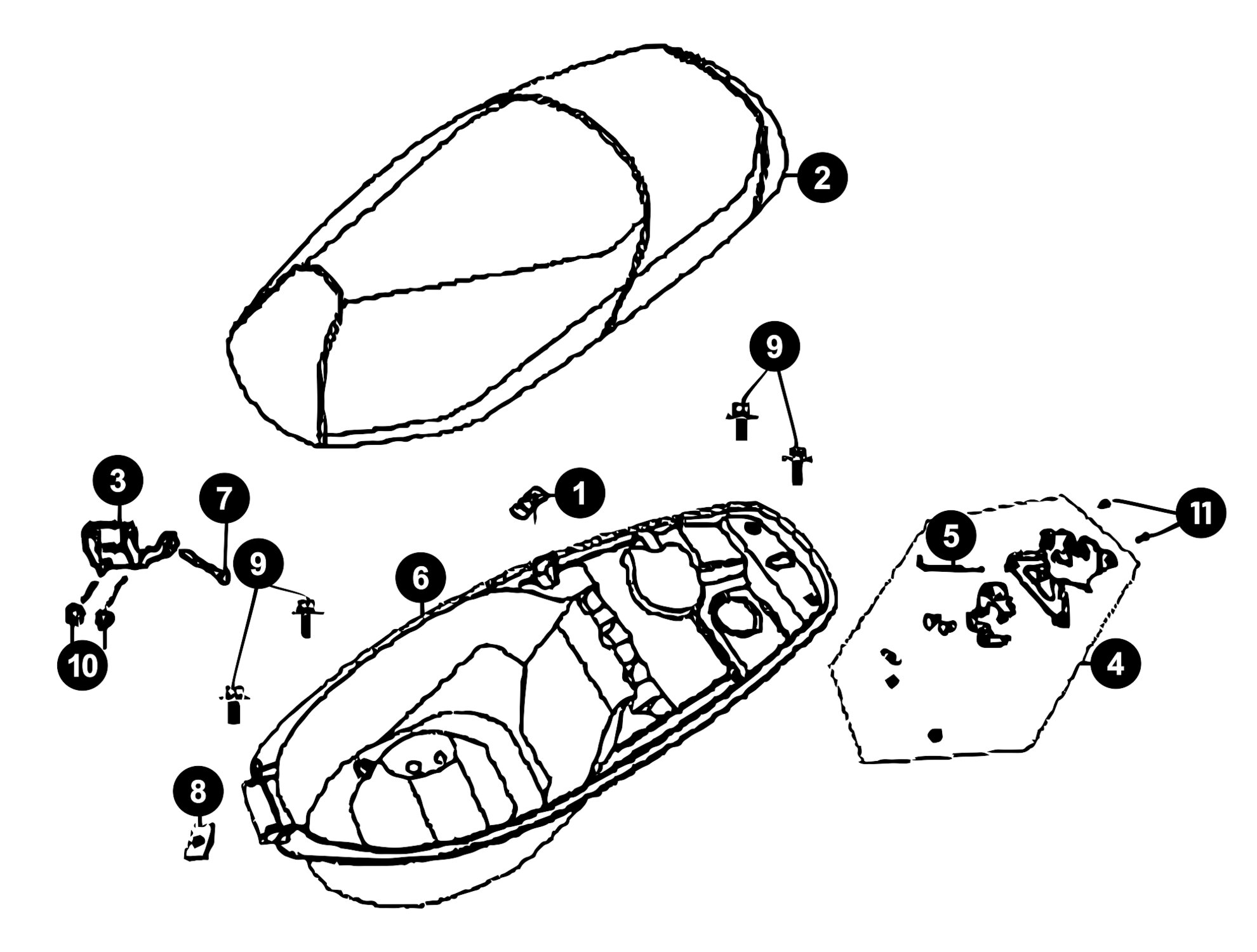 Image of Sym Symphony Ersatzteile Helmfach / Sitzbank