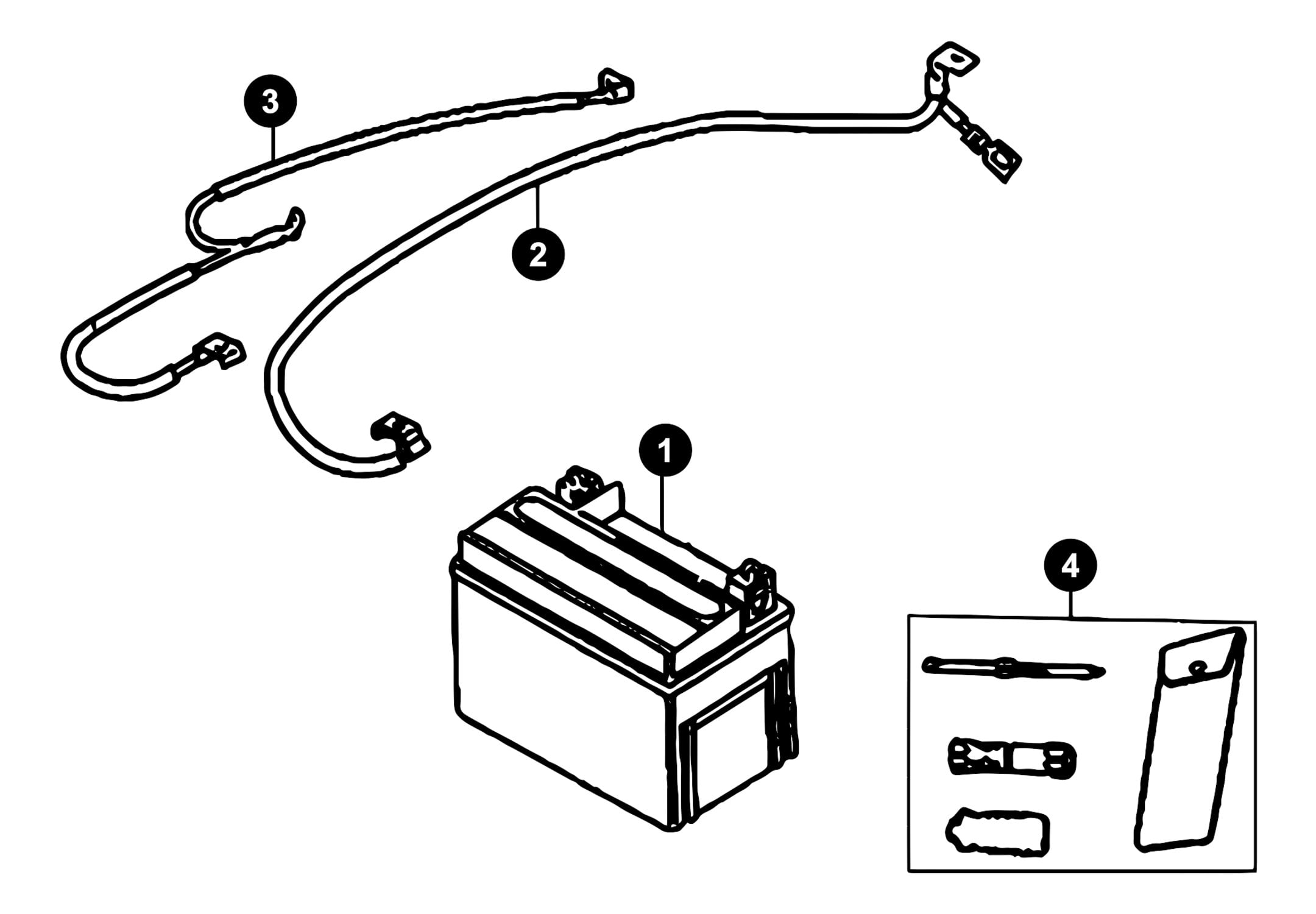 Image of Sym X Pro Ersatzteile Batterie