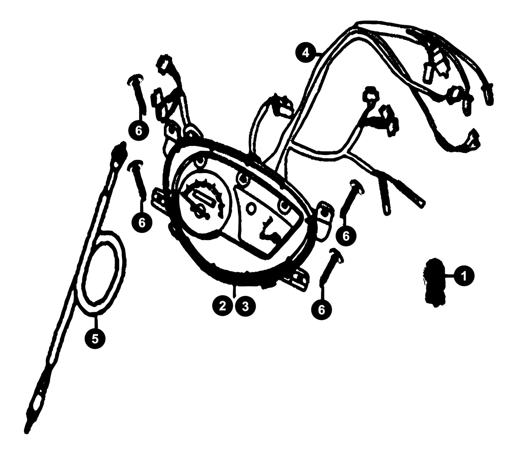 Image of Sym X Pro Ersatzteile Tacho / Tachowelle