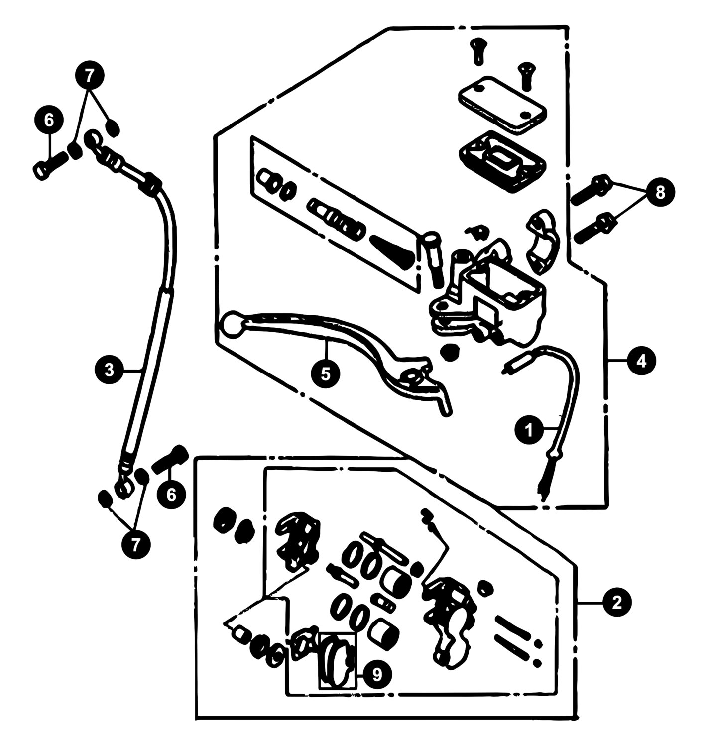 Image of Sym X Pro Ersatzteile Vorderbremse