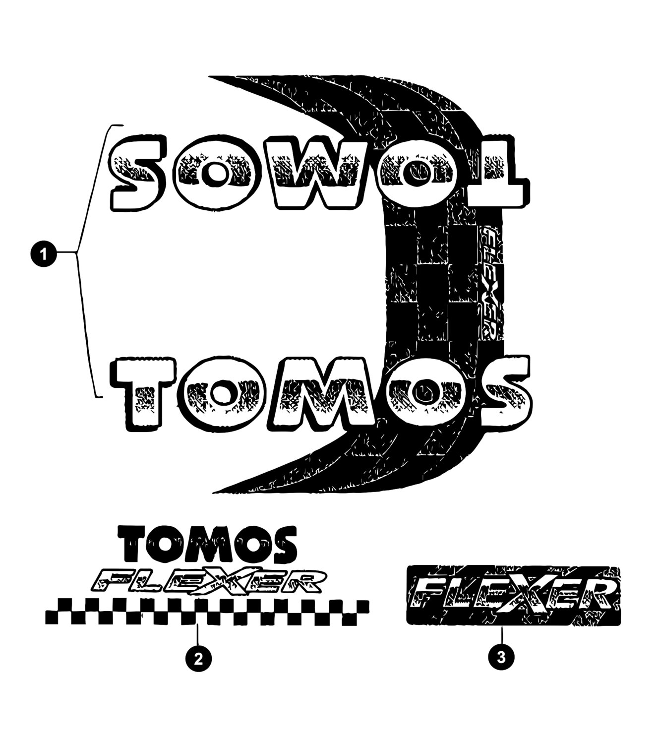 Image of Tomos Flexer Ersatzteile Aufkleber